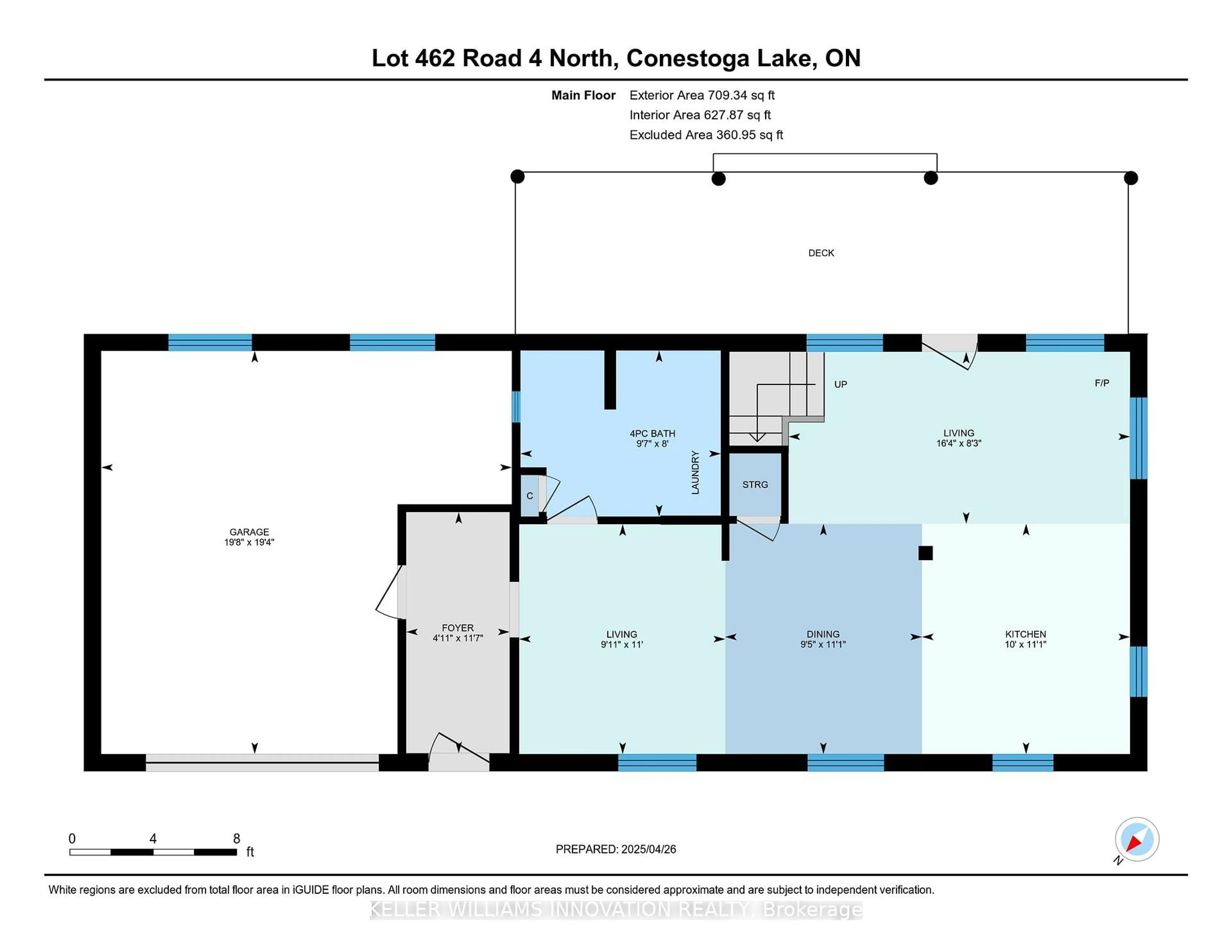 Floor plan for Lot 462 Road 4 North, Mapleton Ontario N0B 2S0