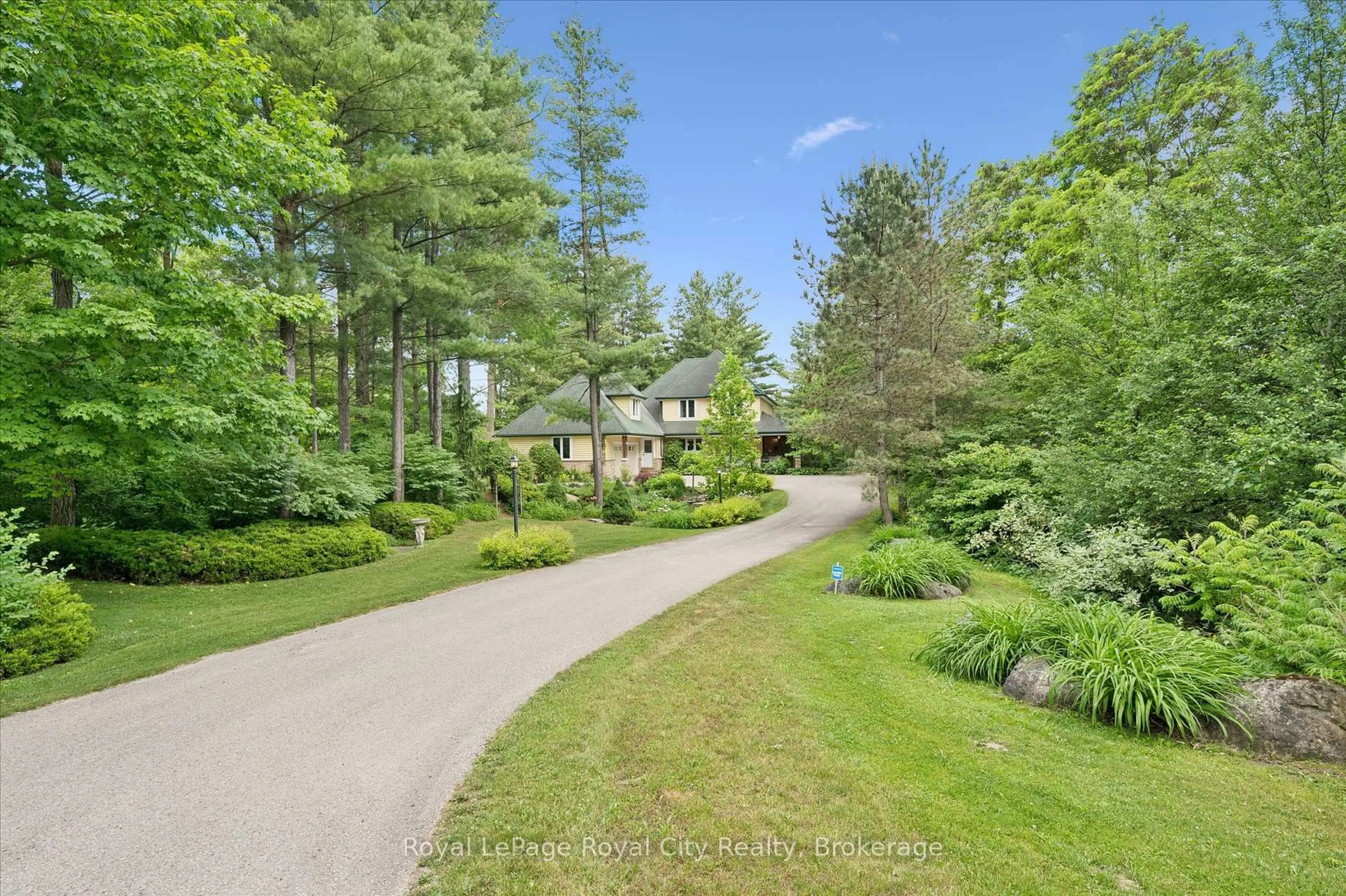 A pic from outside/outdoor area/front of a property/back of a property/a pic from drone, forest/trees view for 135 Hume Rd, Puslinch Ontario N0B 2J0