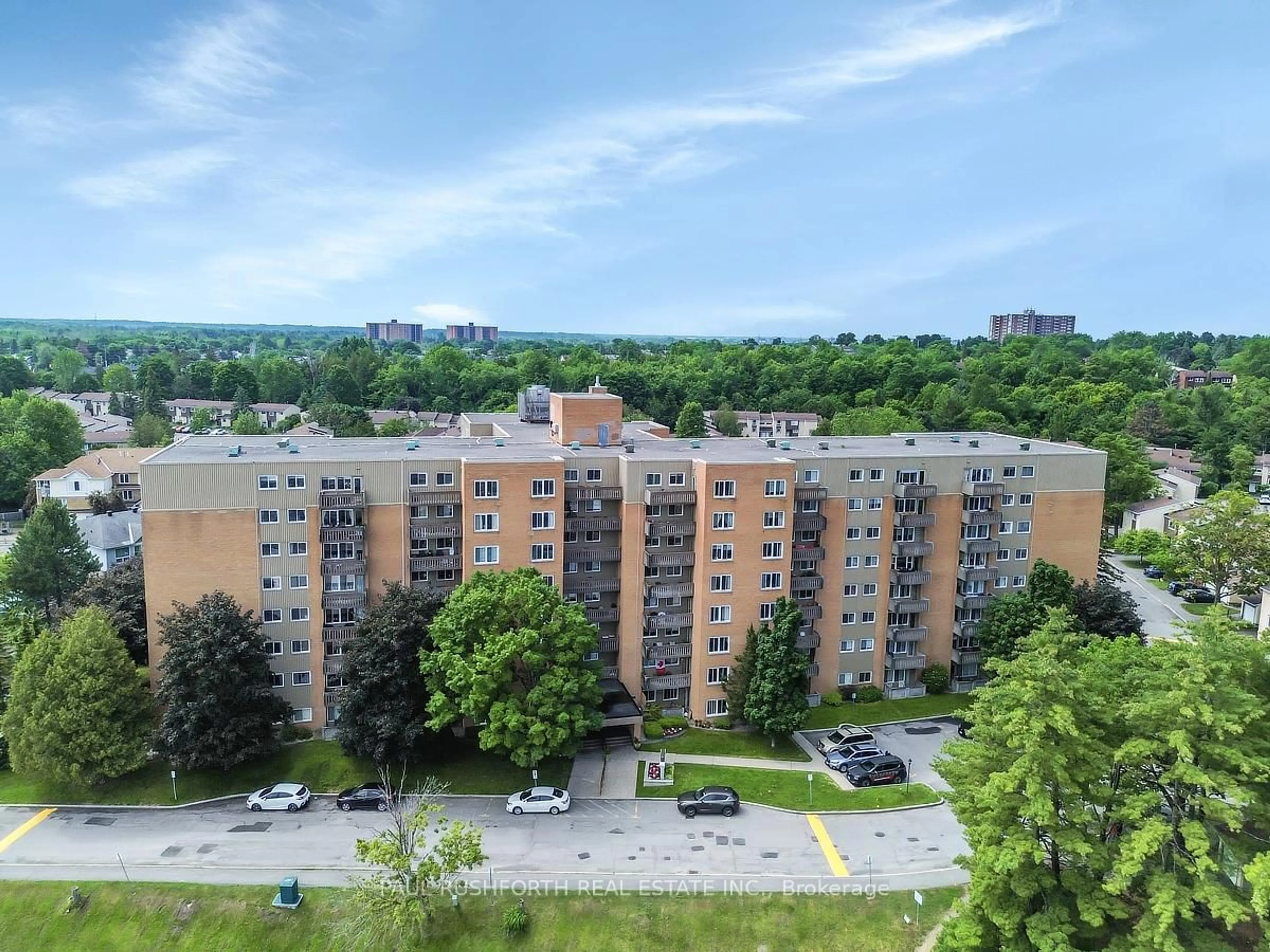 A pic from outside/outdoor area/front of a property/back of a property/a pic from drone, city buildings view from balcony for 1599 Lassiter Terr #819, Ottawa Ontario K1J 8R6