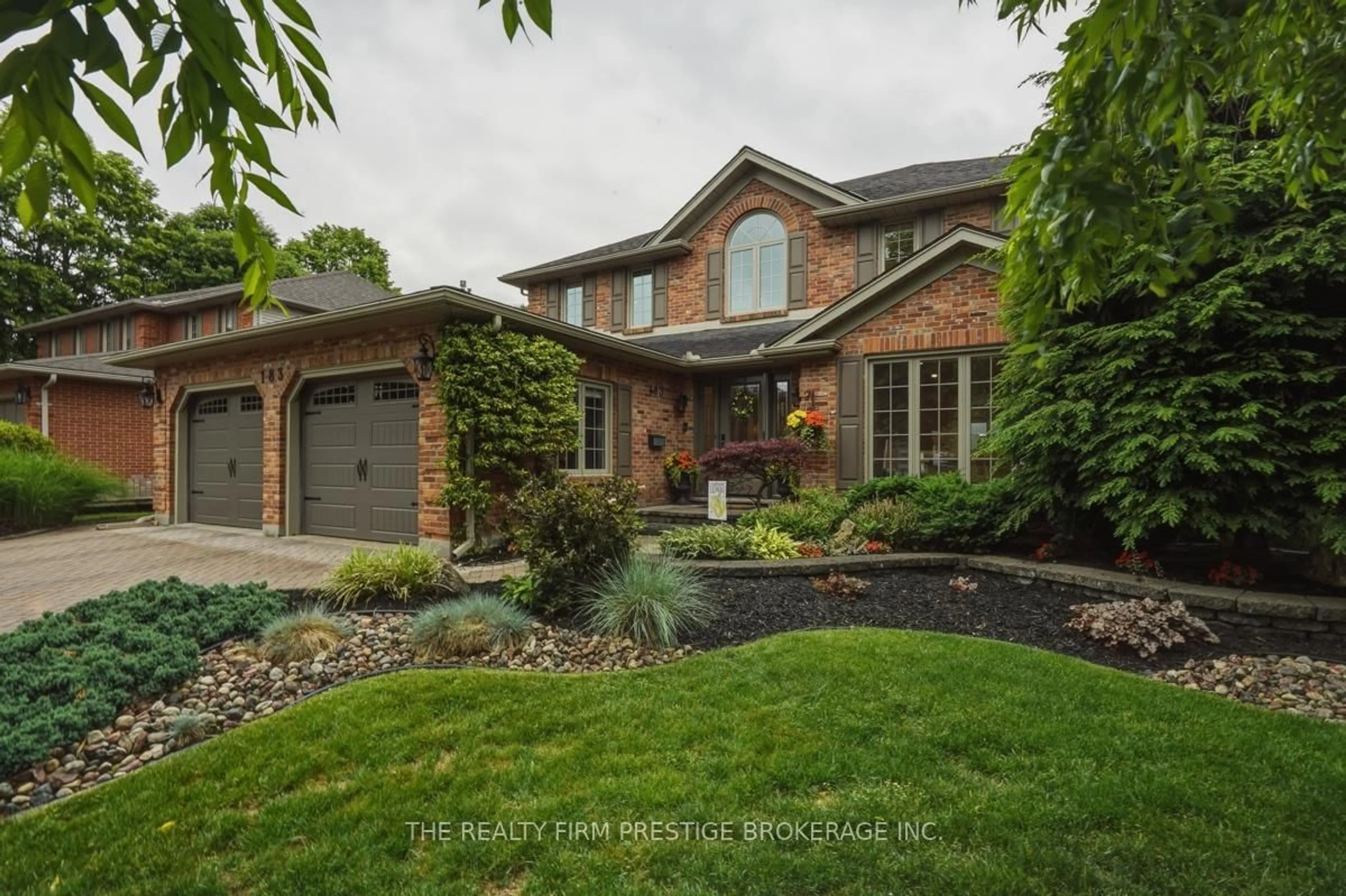 Home with brick exterior material, street for 183 Pine Valley Dr, London South Ontario N6J 4N5