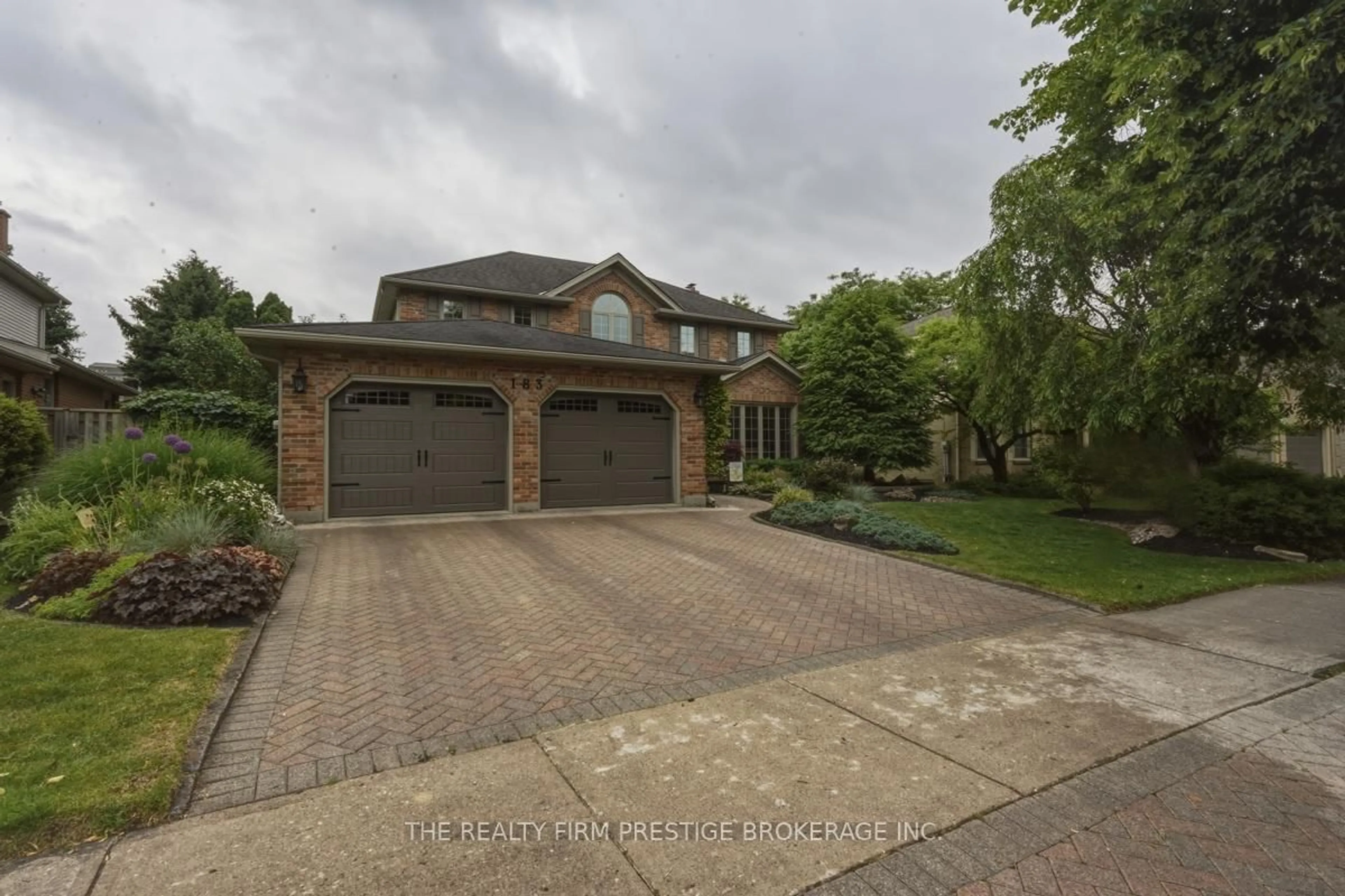 Home with brick exterior material, street for 183 Pine Valley Dr, London South Ontario N6J 4N5