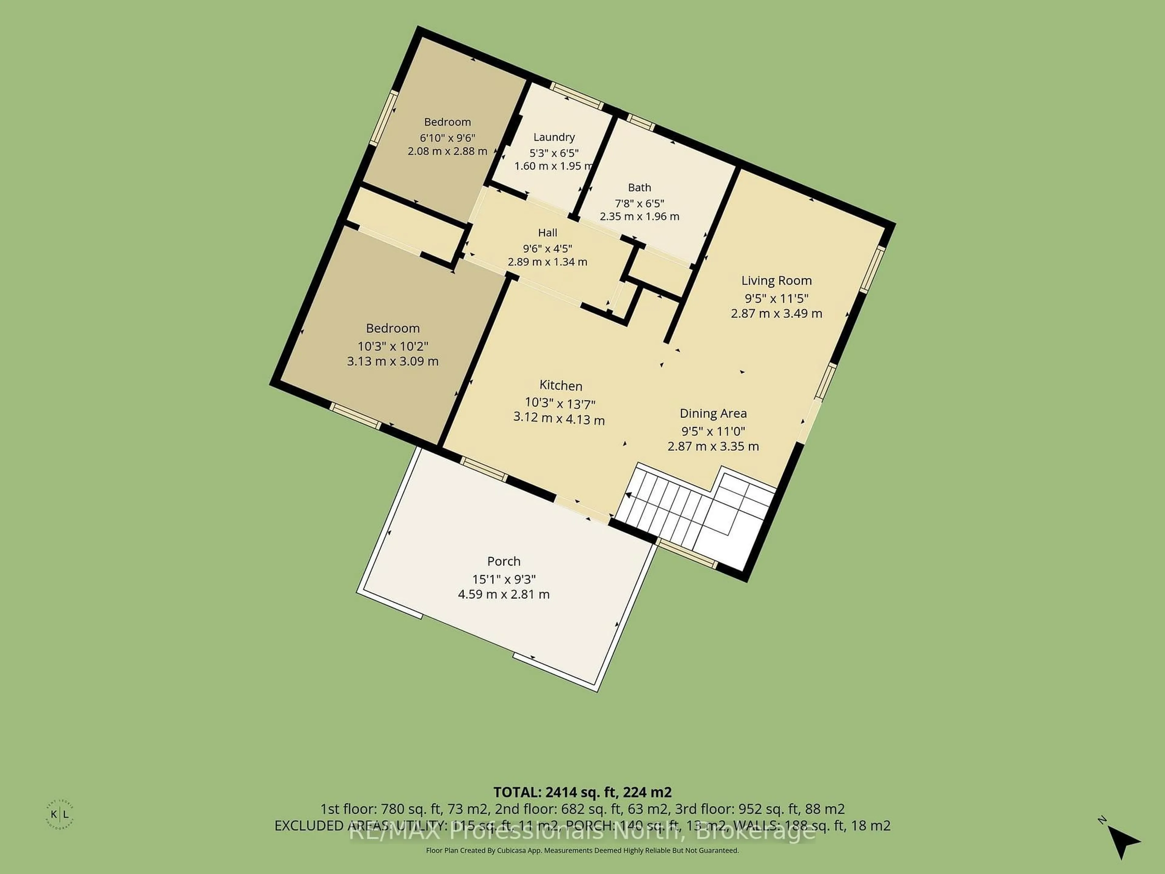 Floor plan for 1010 Cordova Rd, Highlands East Ontario K0L 2Y0