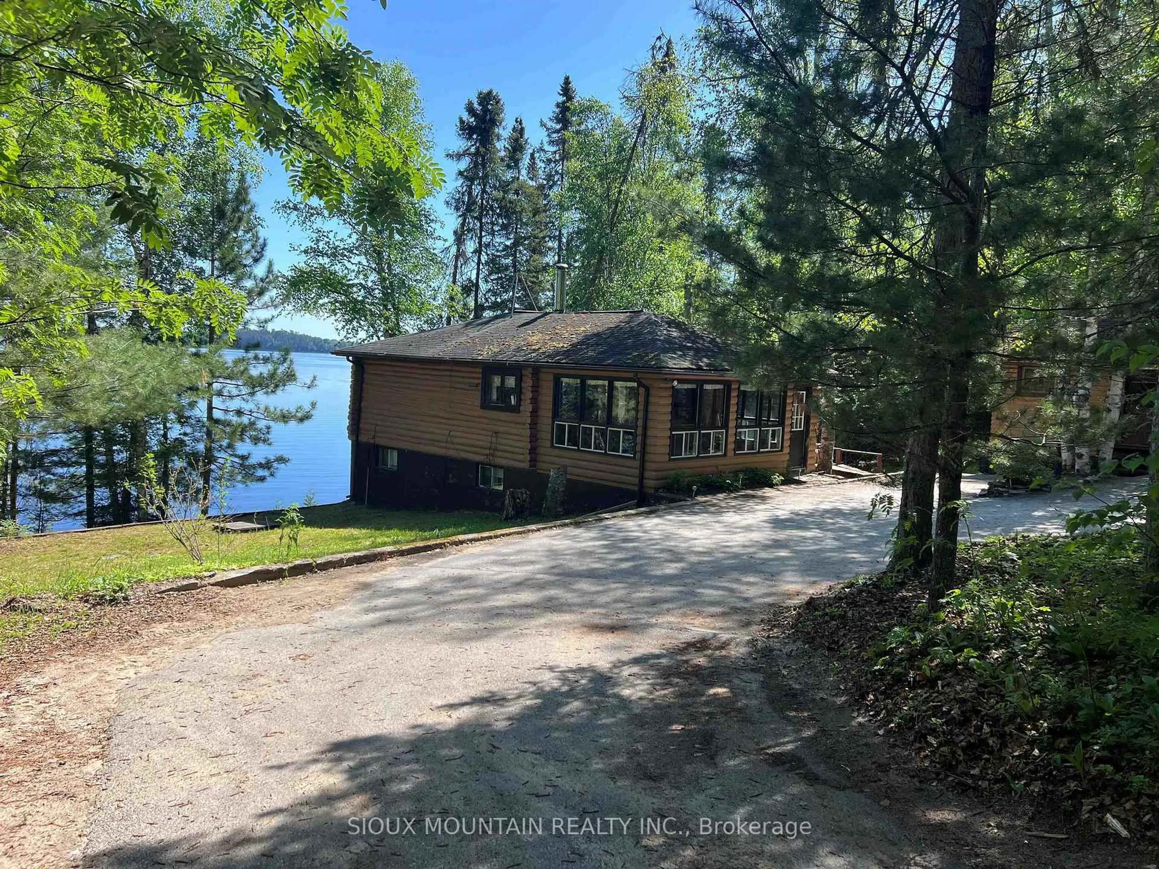 A pic from outside/outdoor area/front of a property/back of a property/a pic from drone, water/lake/river/ocean view for 103 Moosehorn Rd, Sioux Lookout Ontario P8T 1L5