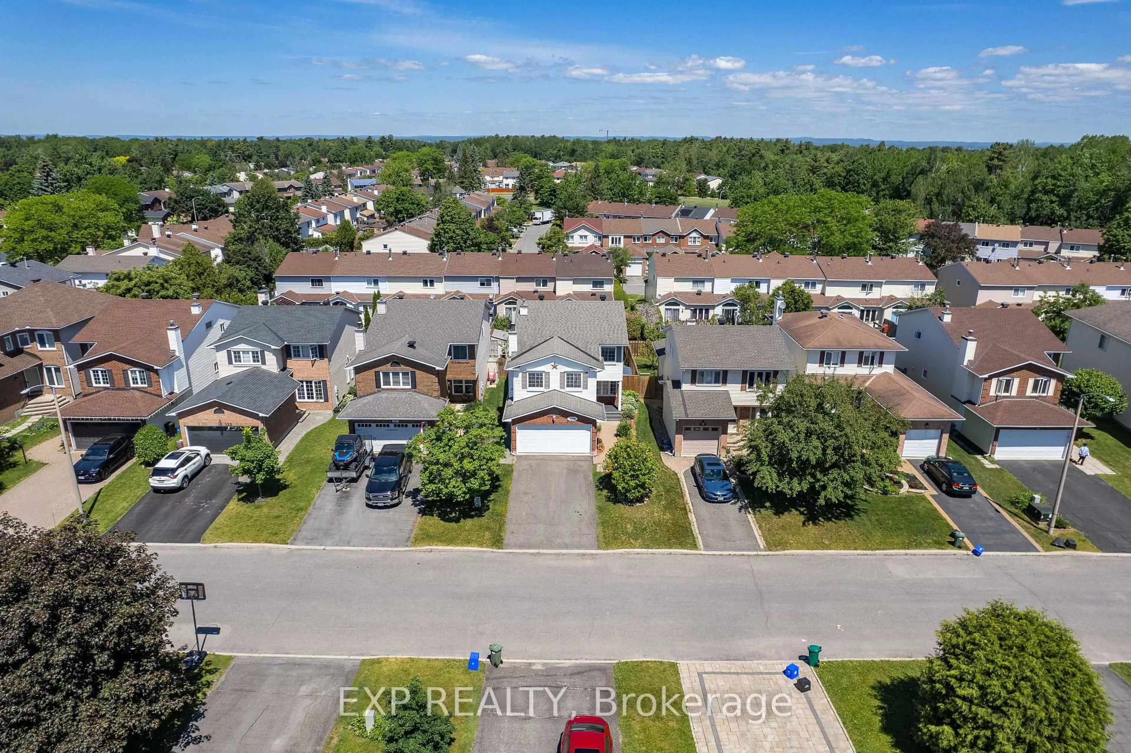 A pic from outside/outdoor area/front of a property/back of a property/a pic from drone, unknown for 129 PIMPRENELLE Terr, Orleans Ontario K1E 3S7