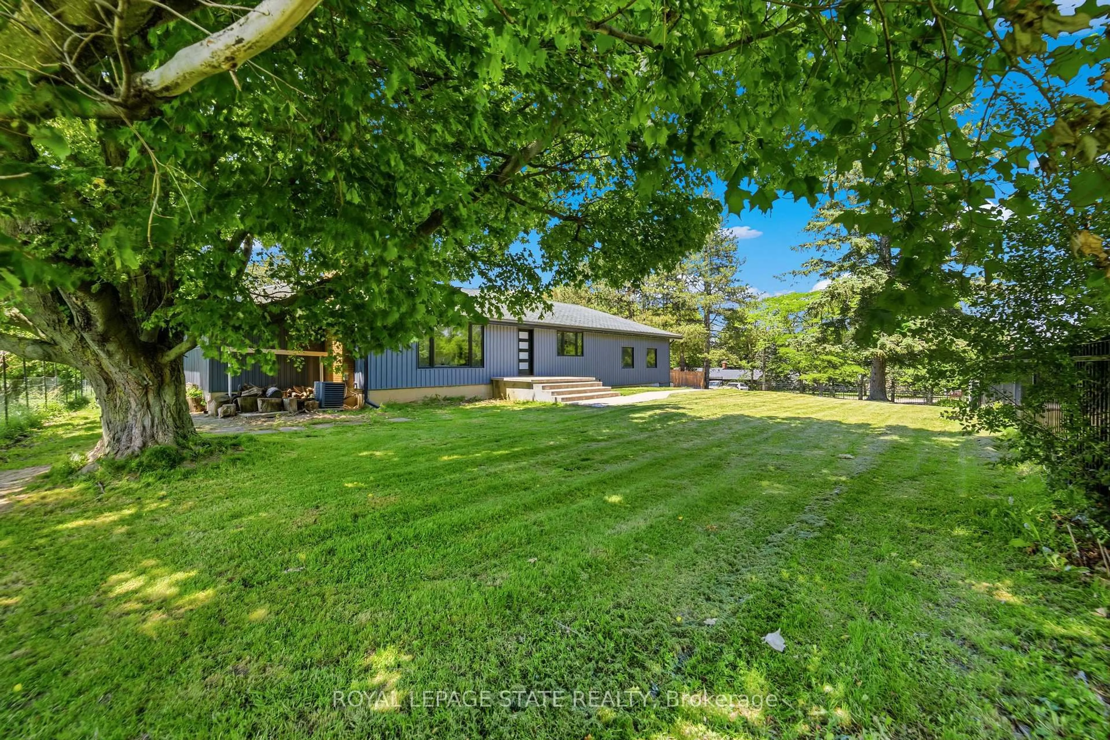 A pic from outside/outdoor area/front of a property/back of a property/a pic from drone, unknown for 424 52 Highway, Hamilton Ontario L0R 1R0