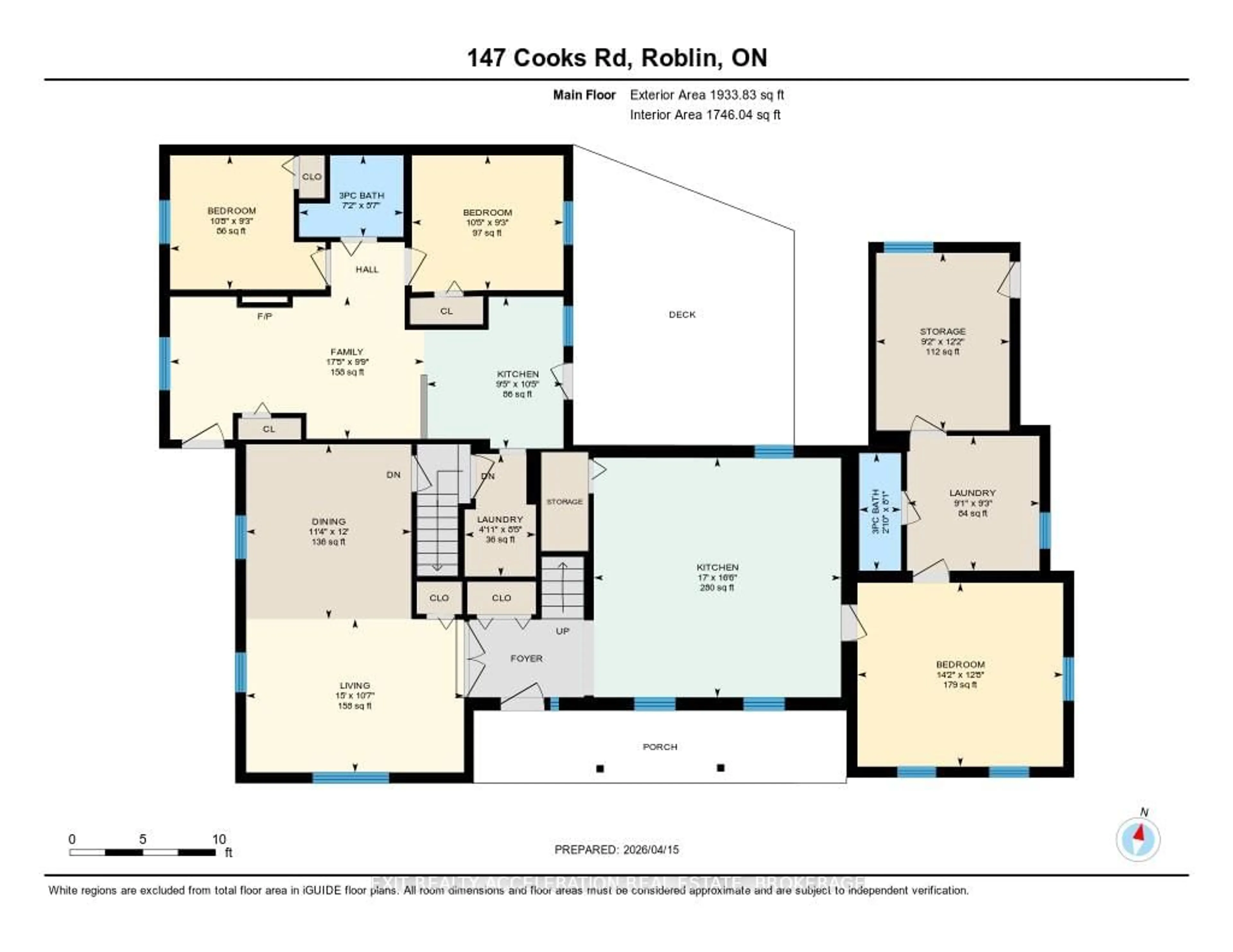 Floor plan for 147 Cooks Rd, Greater Napanee Ontario K0K 2W0