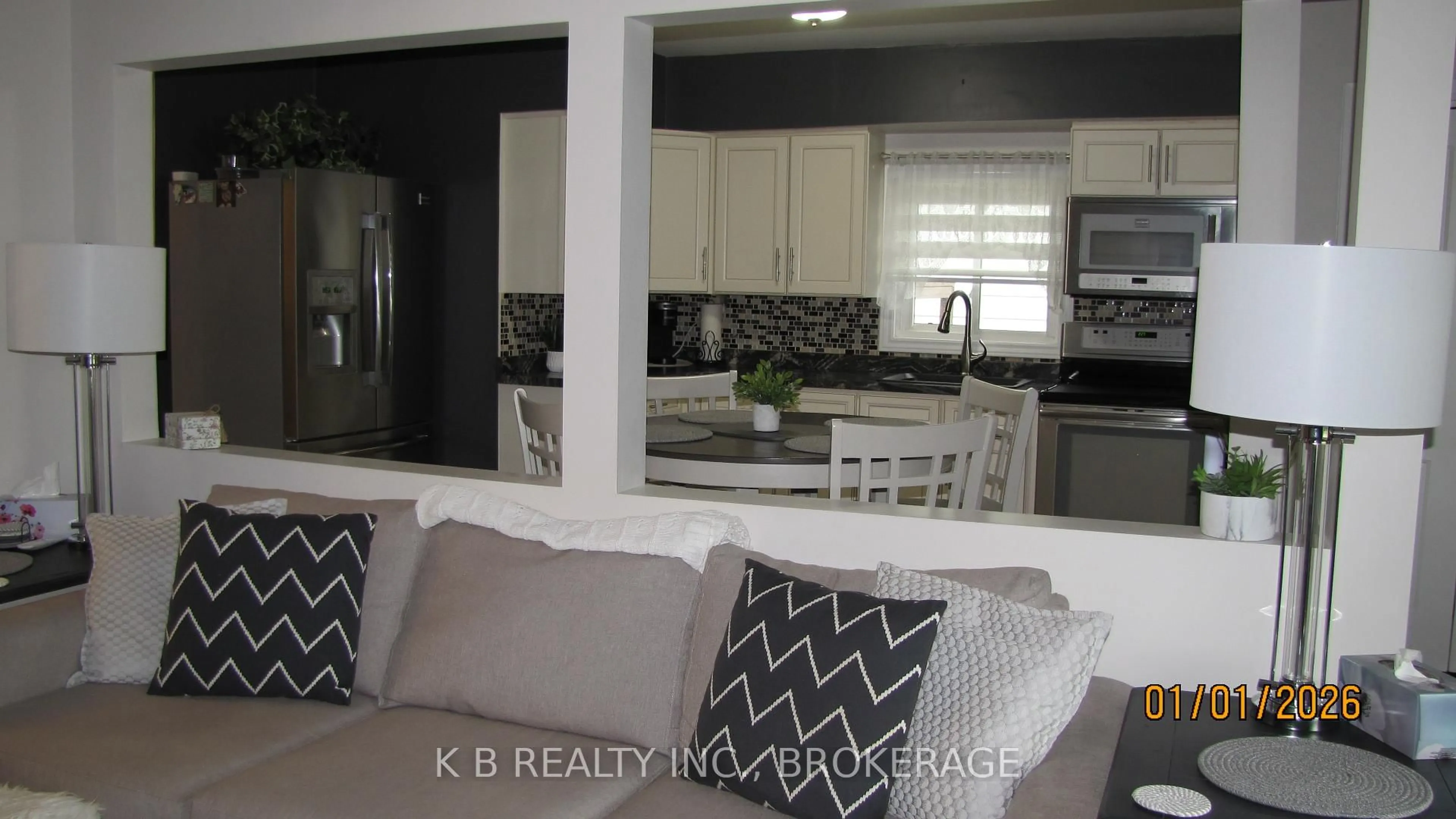 Open concept kitchen, ceramic/tile floor for 581 Division St, Kingston Ontario K7K 4B7