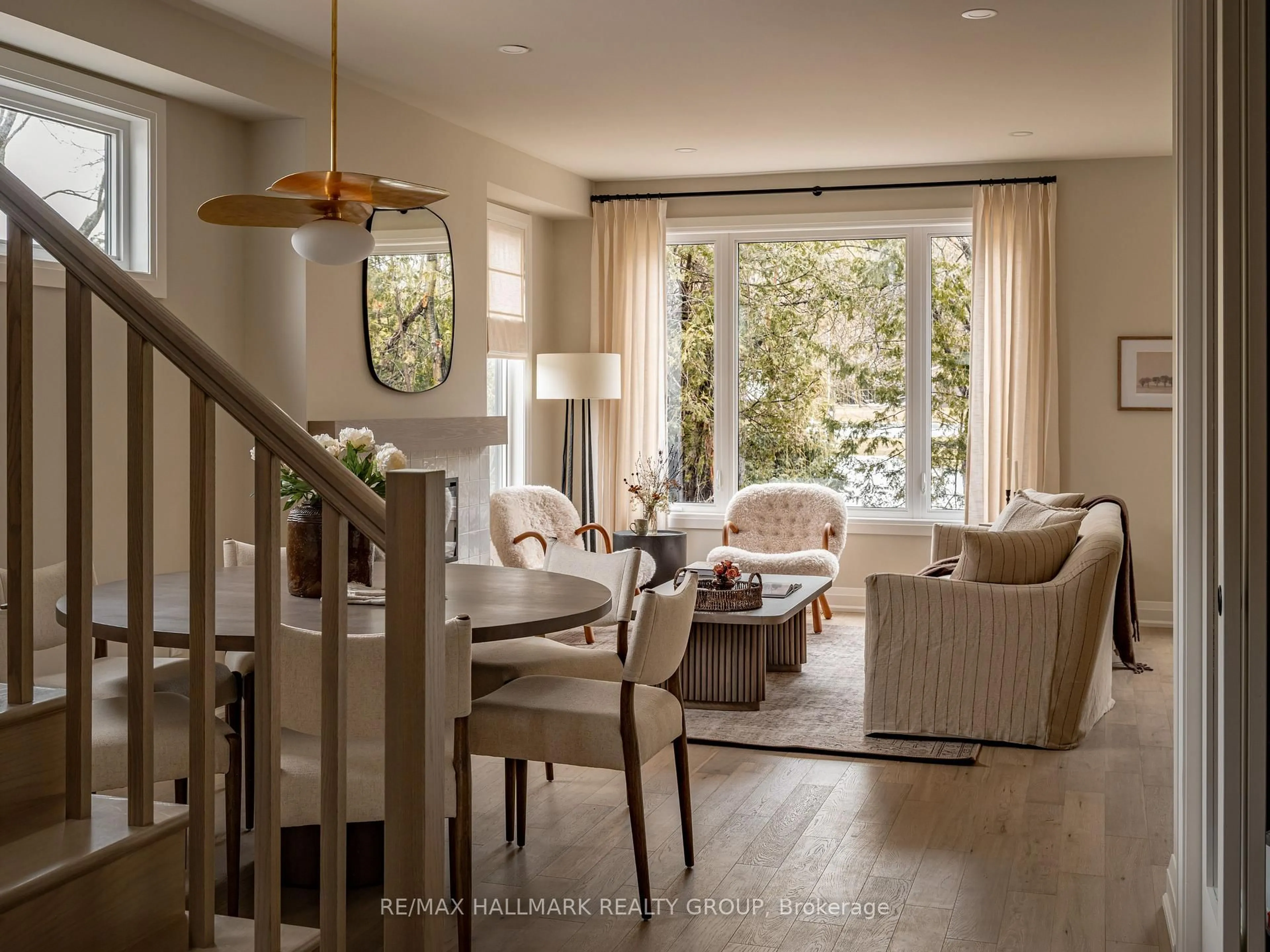 Living room with furniture, wood/laminate floor for 722 Kenny Gordon Ave, Ottawa Ontario K4M 0X8
