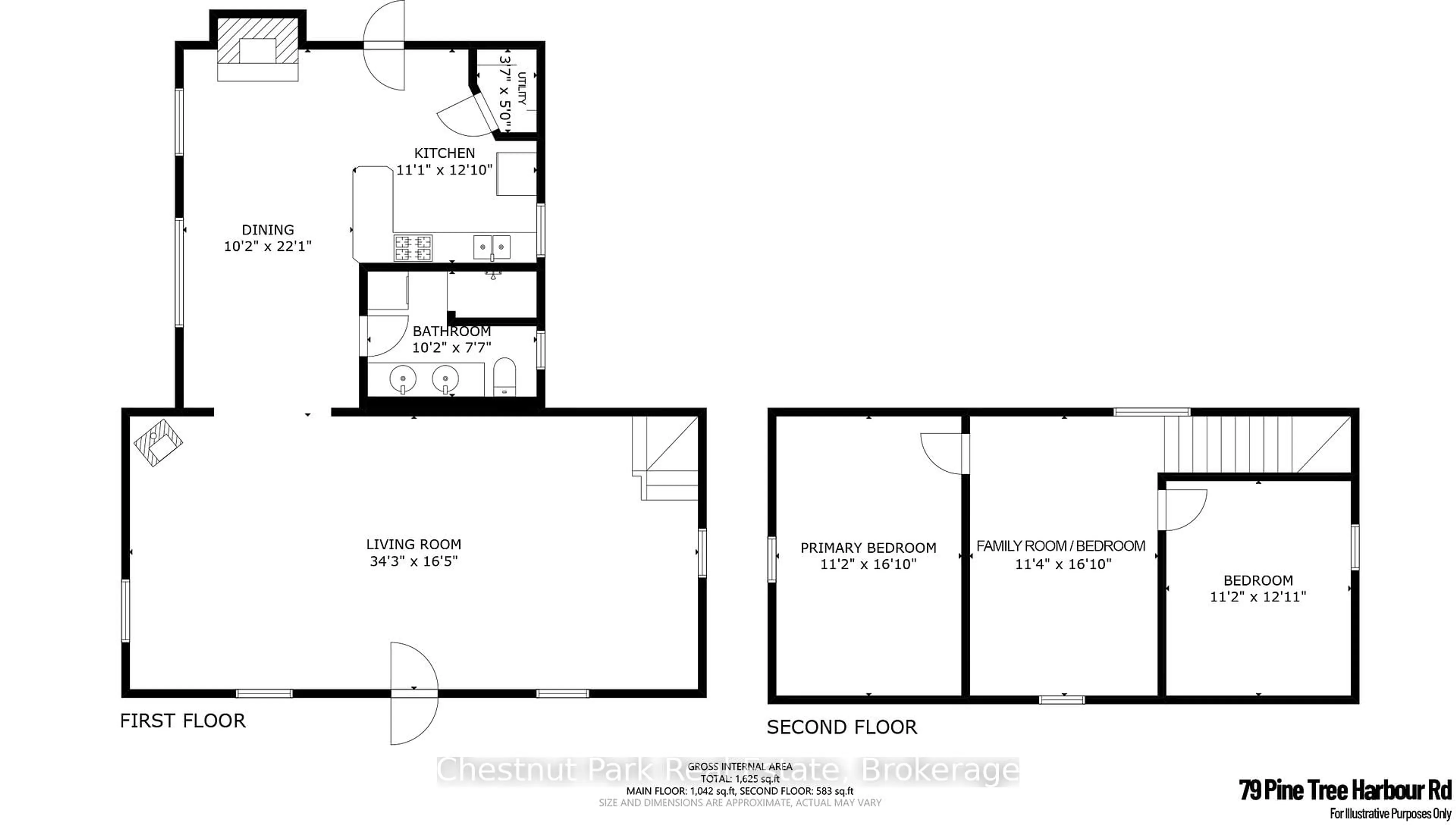 Floor plan for 79 Pine Tree Harbour Rd, Northern Bruce Peninsula Ontario N0H 1Z0