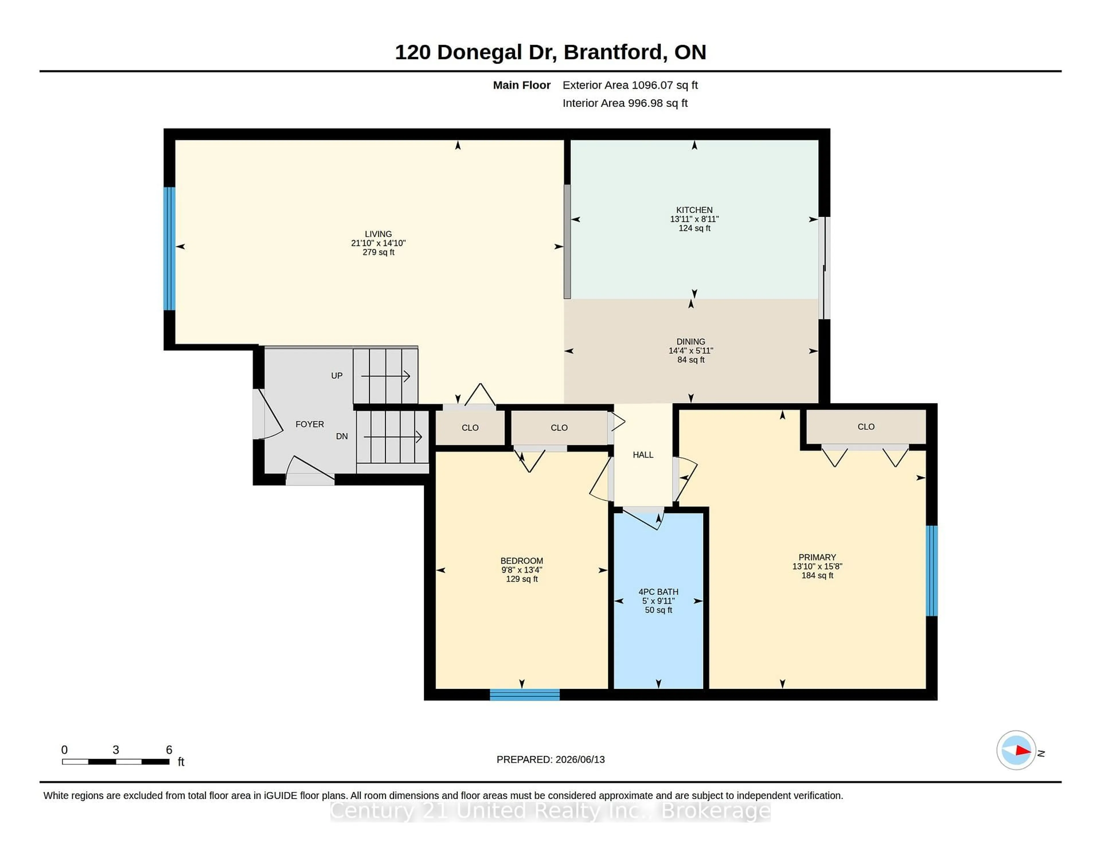Floor plan for 120 Donegal Dr, Brantford Ontario N3T 6N4