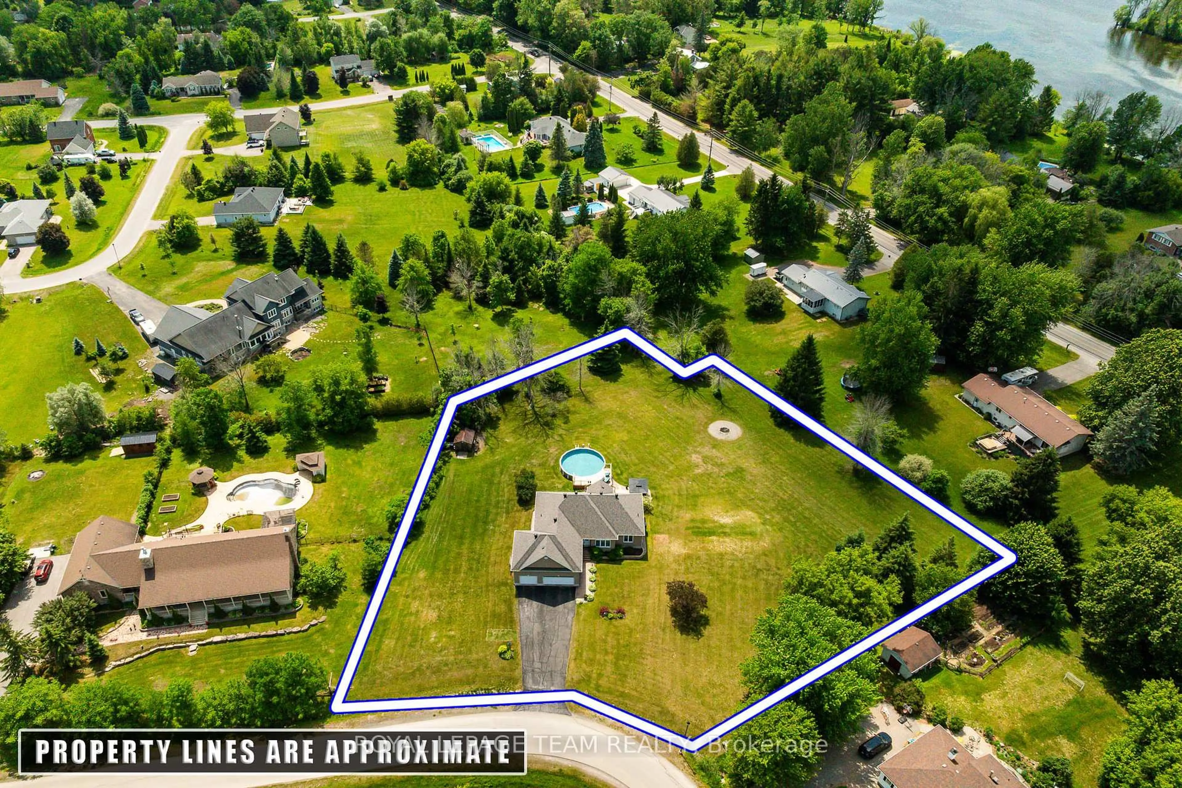 A pic from outside/outdoor area/front of a property/back of a property/a pic from drone, water/lake/river/ocean view for 67 Regiment Rd, North Grenville Ontario K0G 1J0