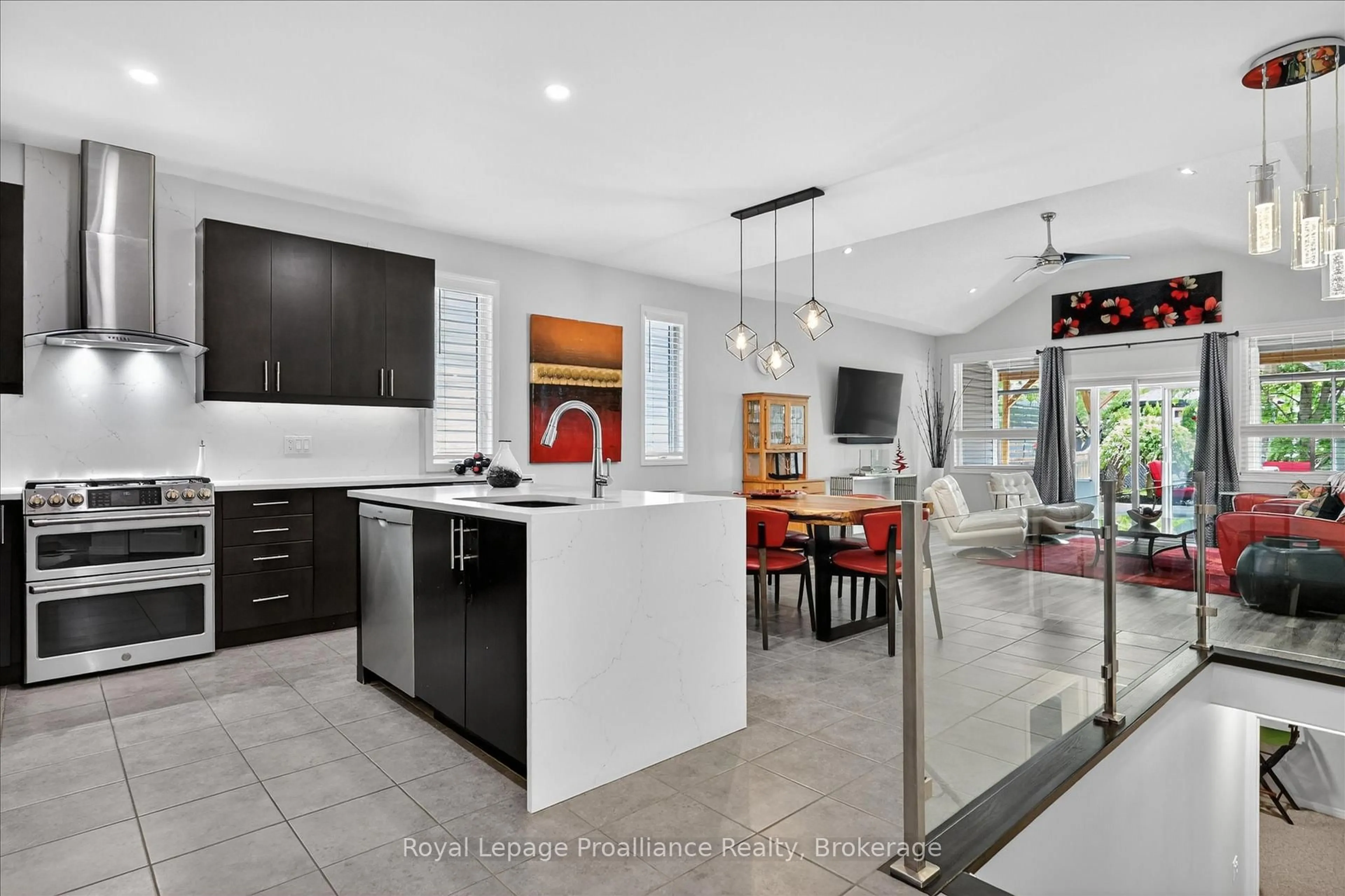 Contemporary kitchen, ceramic/tile floor for 645 Goodwin Terr, Peterborough Ontario K9J 0H6