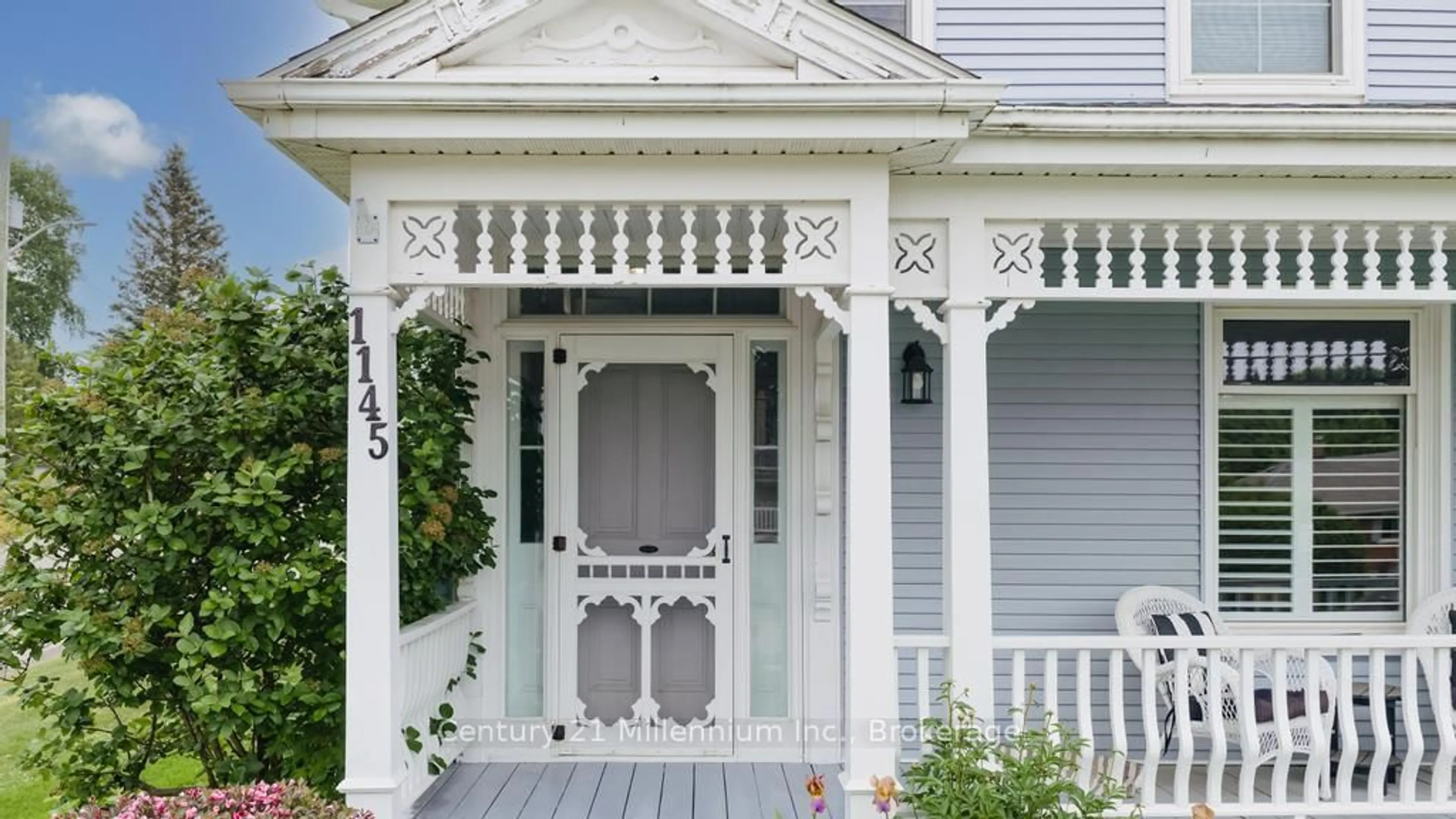 Home with vinyl exterior material, street for 1145 Queen St, Kincardine Ontario N2Z 1G5