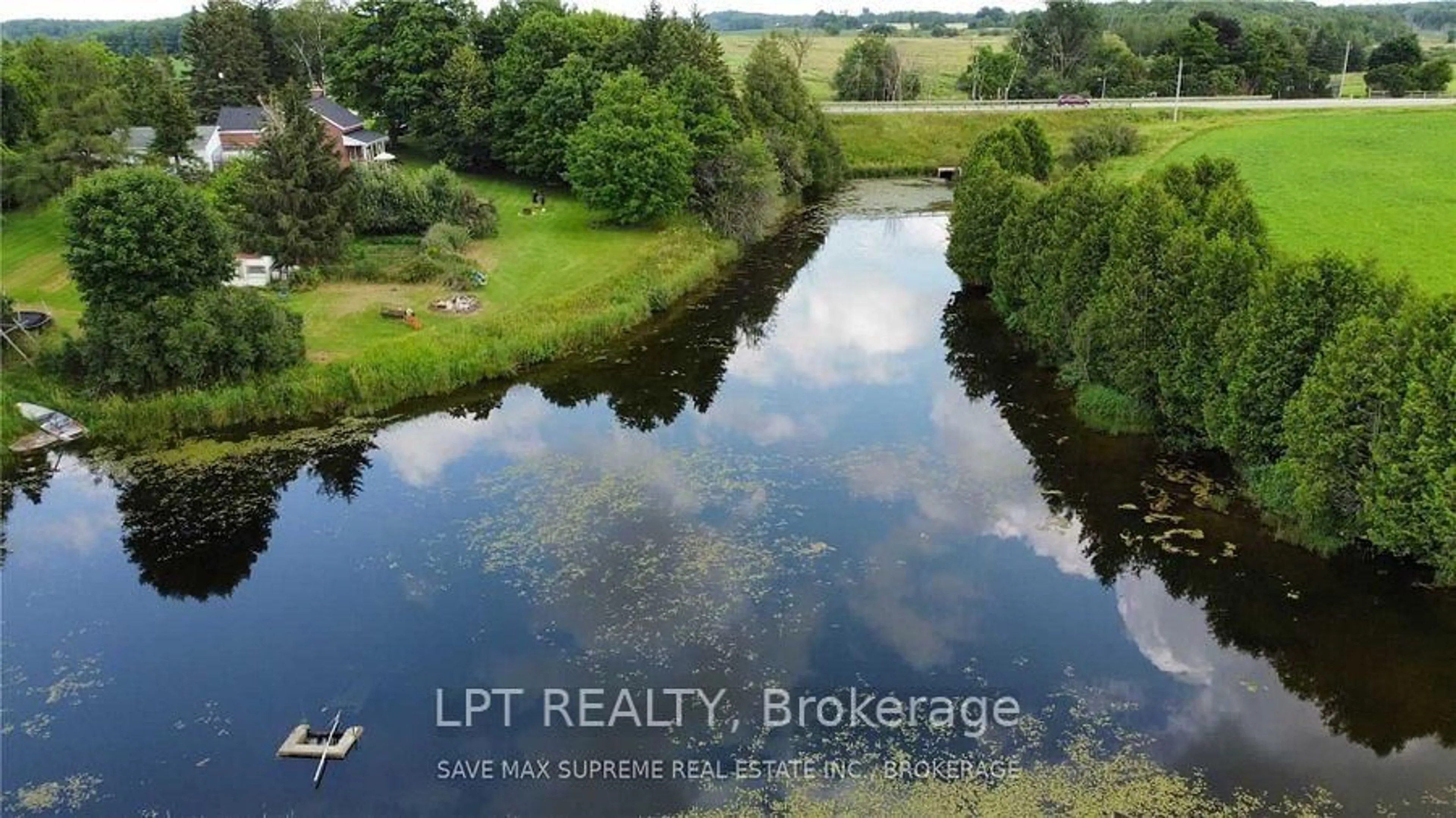 A pic from outside/outdoor area/front of a property/back of a property/a pic from drone, water/lake/river/ocean view for 518644 County 124 Rd, Melancthon Ontario L9V 1W4