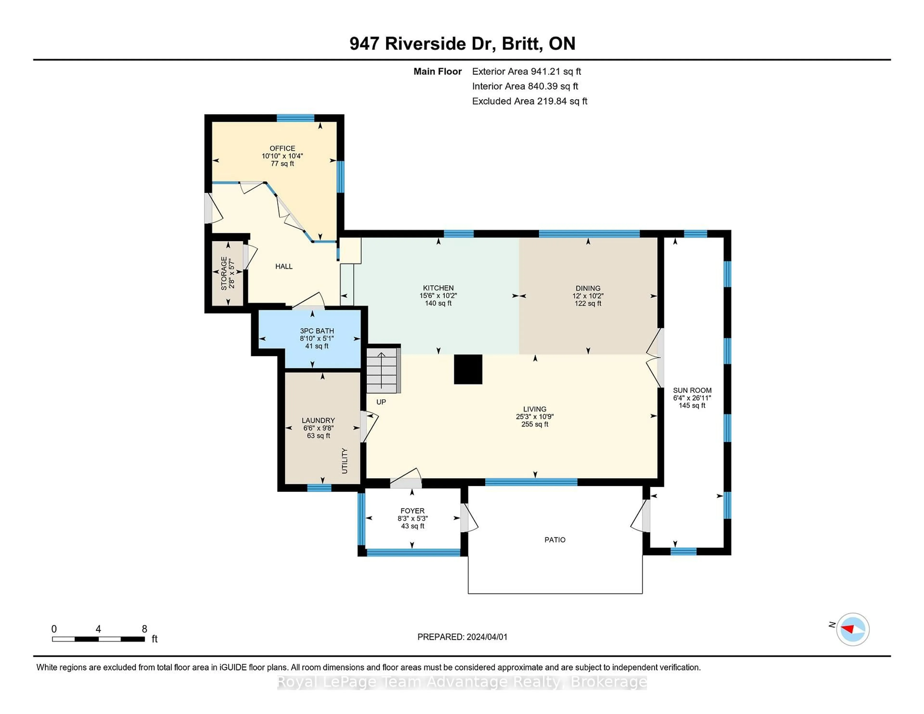 Floor plan for 945 Riverside Dr, Parry Sound Remote Area Ontario P0G 1A0