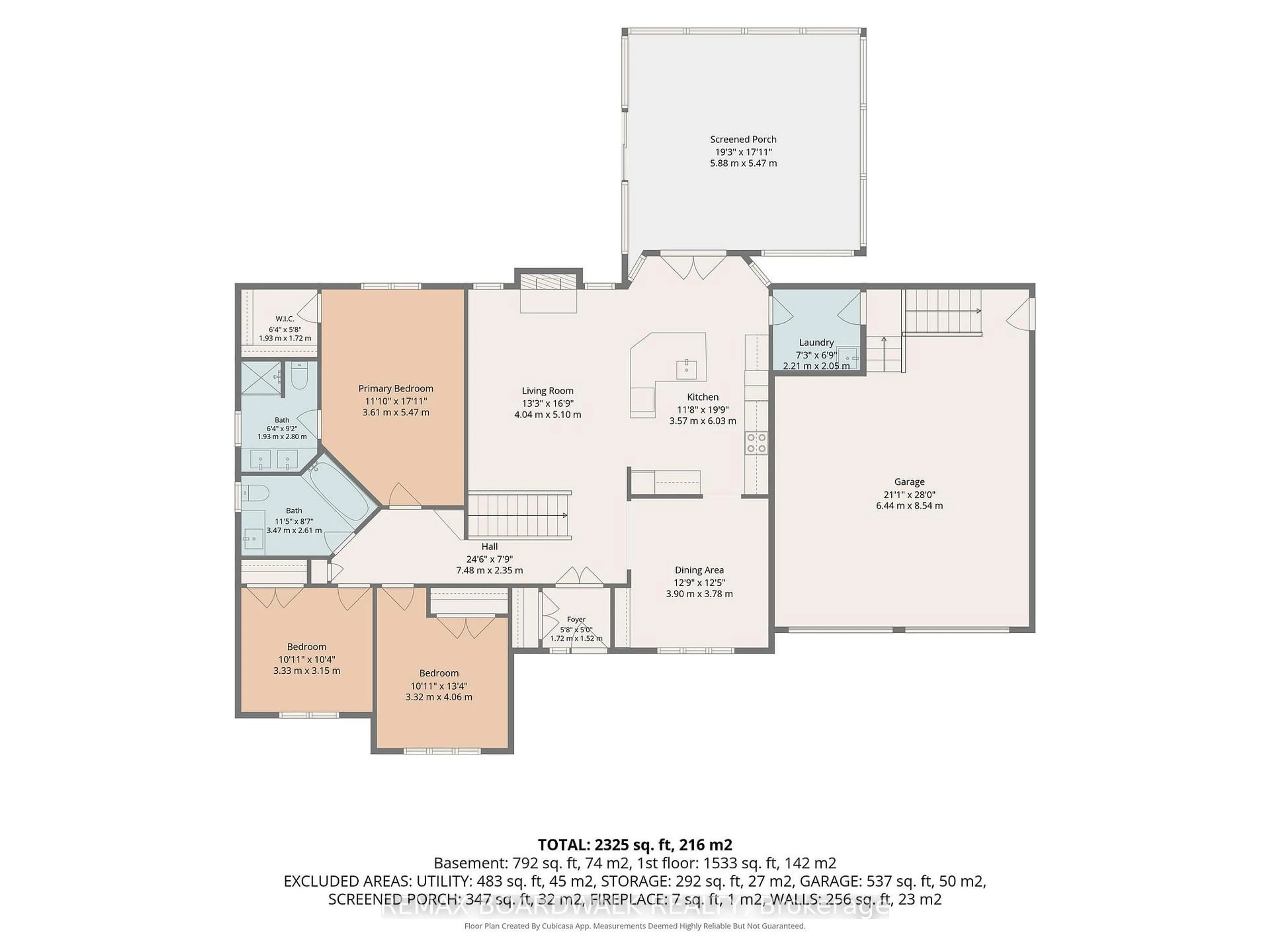 Floor plan for 289 Timberwood Dr, Carleton Place Ontario K7C 3P2