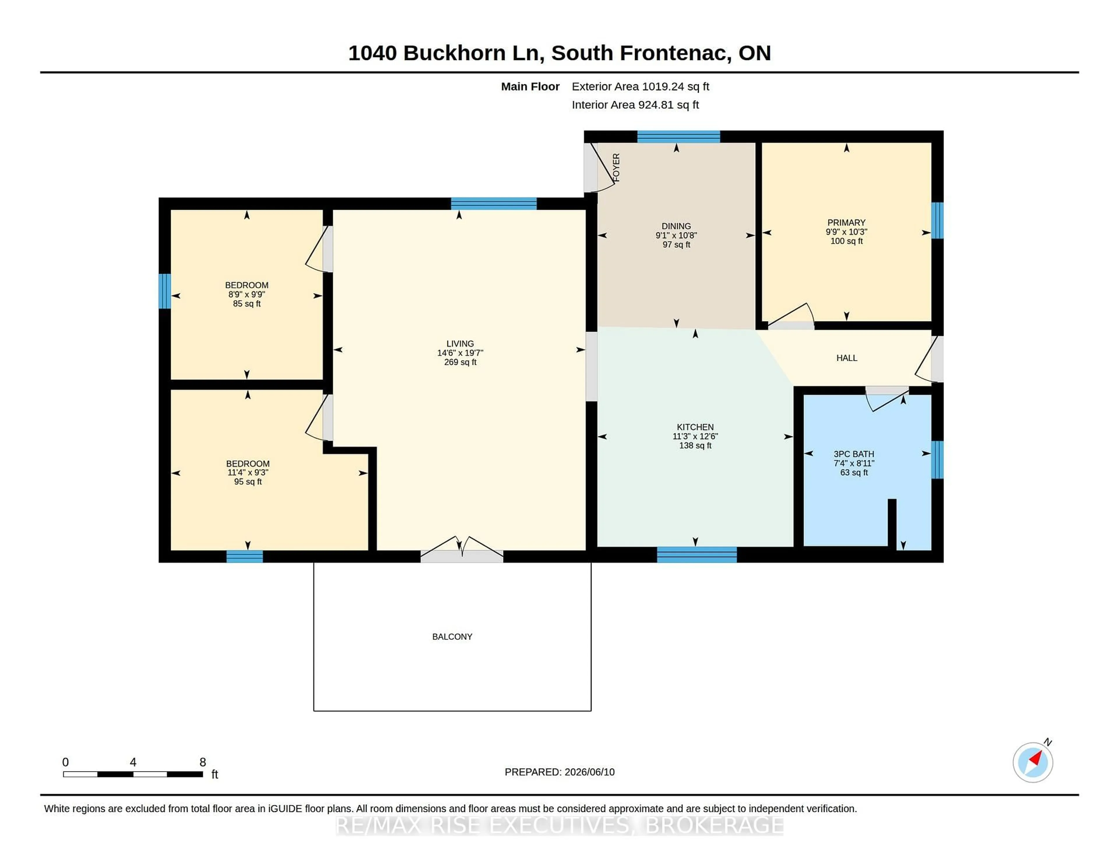 Floor plan for 1040 Buckhorn Lane, Perth Road Ontario K0H 2L0