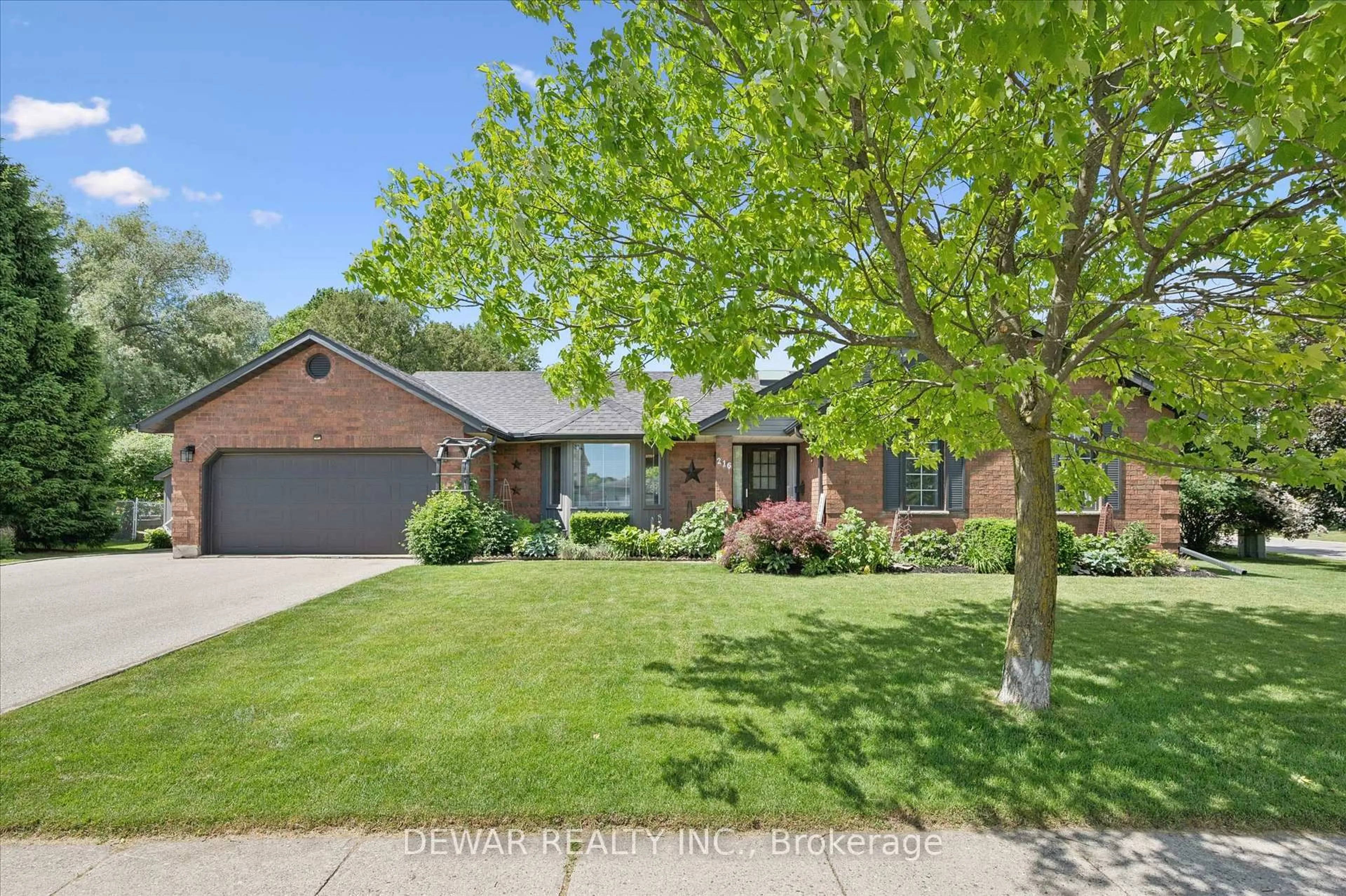 Home with brick exterior material, street for 216 Bismark Dr, Cambridge Ontario N1S 4Y5