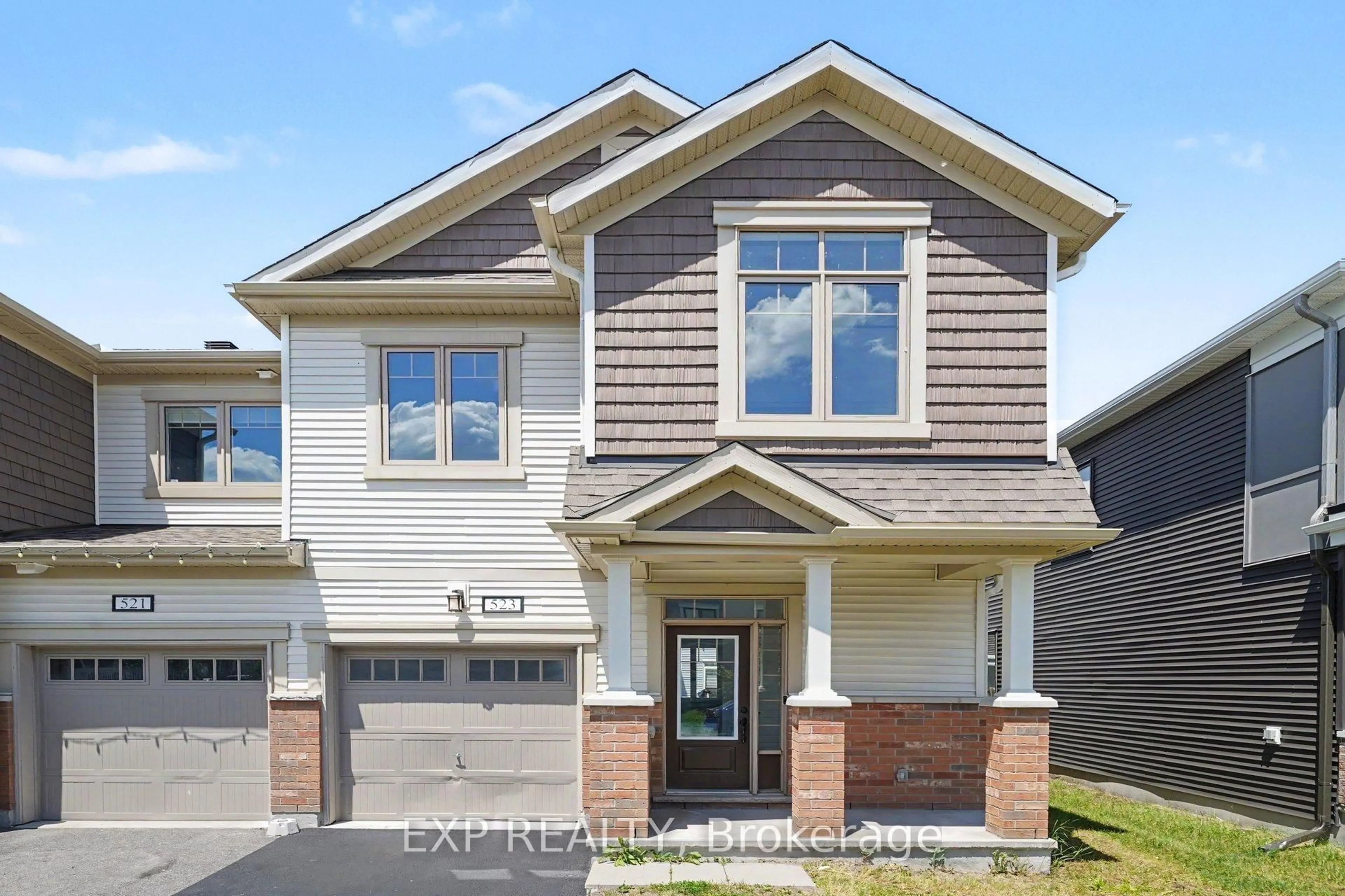 Home with brick exterior material, street for 523 Catleaf Row, Ottawa Ontario K4A 5J2