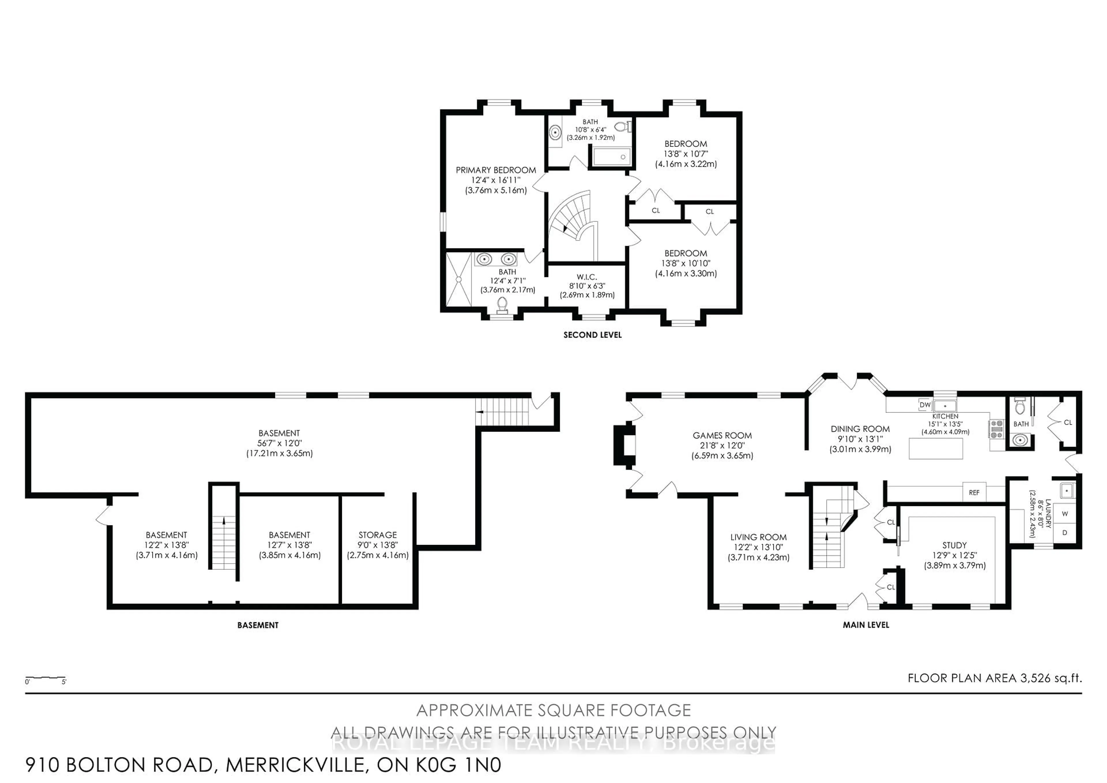 Floor plan for 910 Bolton Rd, North Grenville Ontario K0G 1N0