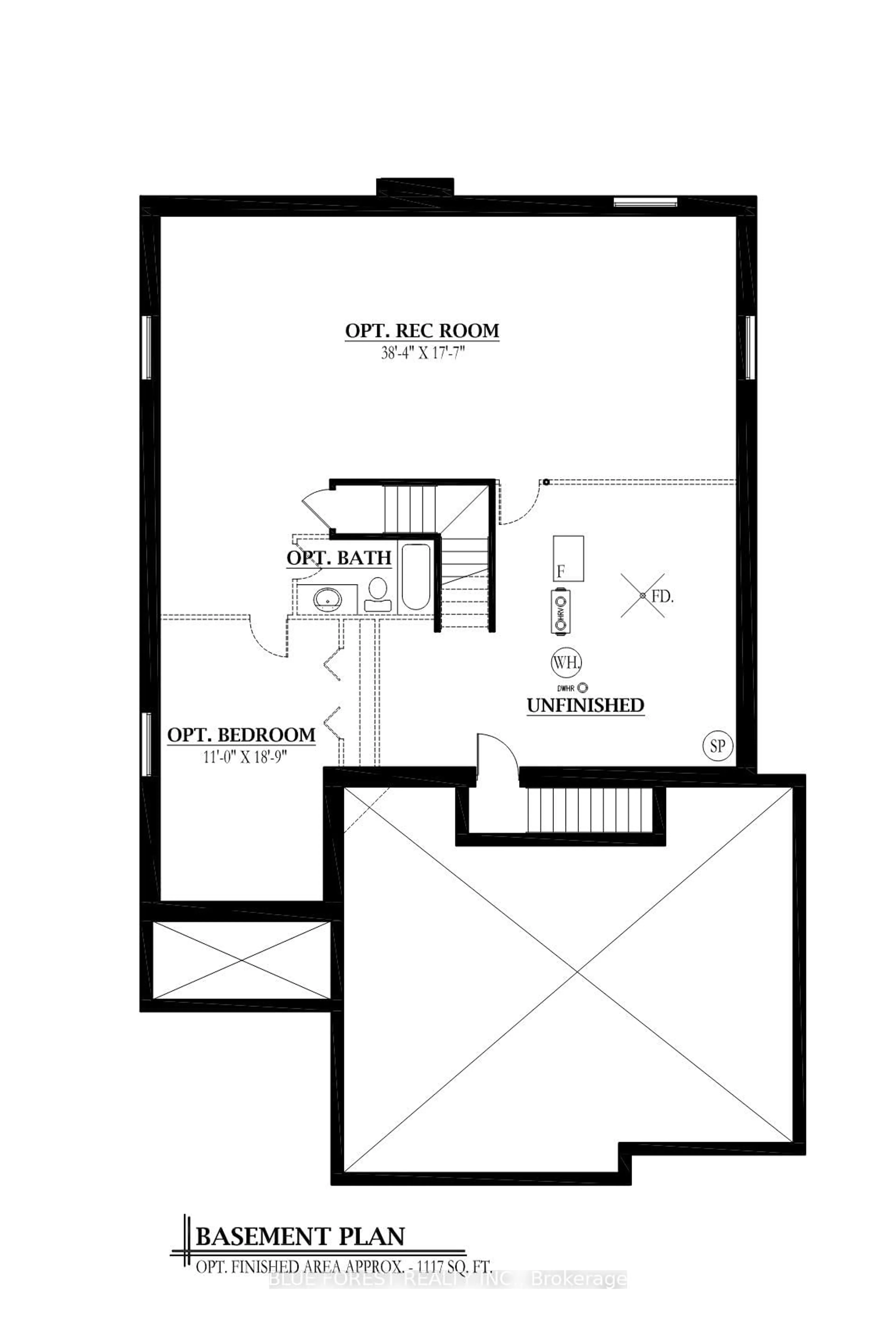 Floor plan for Lot 25 DEMELO Crt, Southwest Middlesex Ontario N0L 1M0