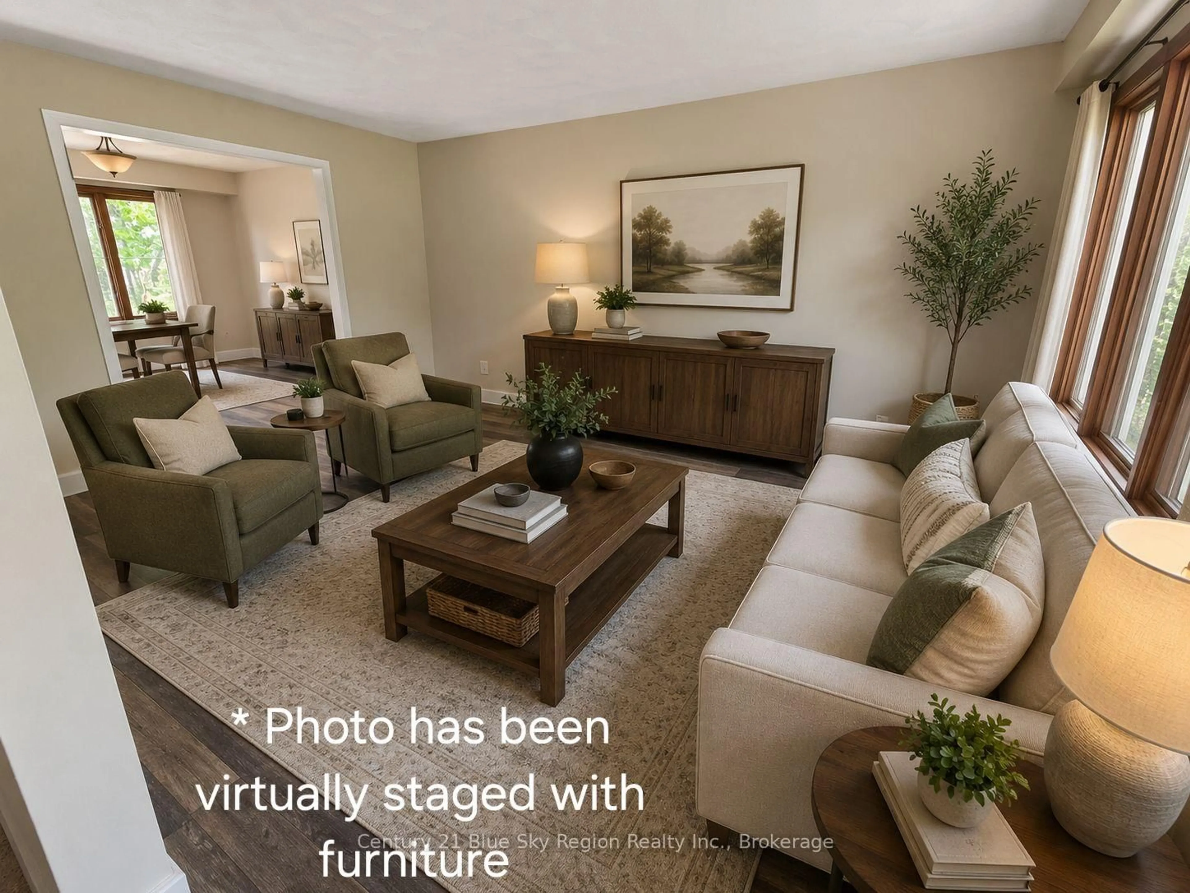 Living room with furniture, floor is not visible for 185 Mclean Rd, North Bay Ontario P1A 4H7