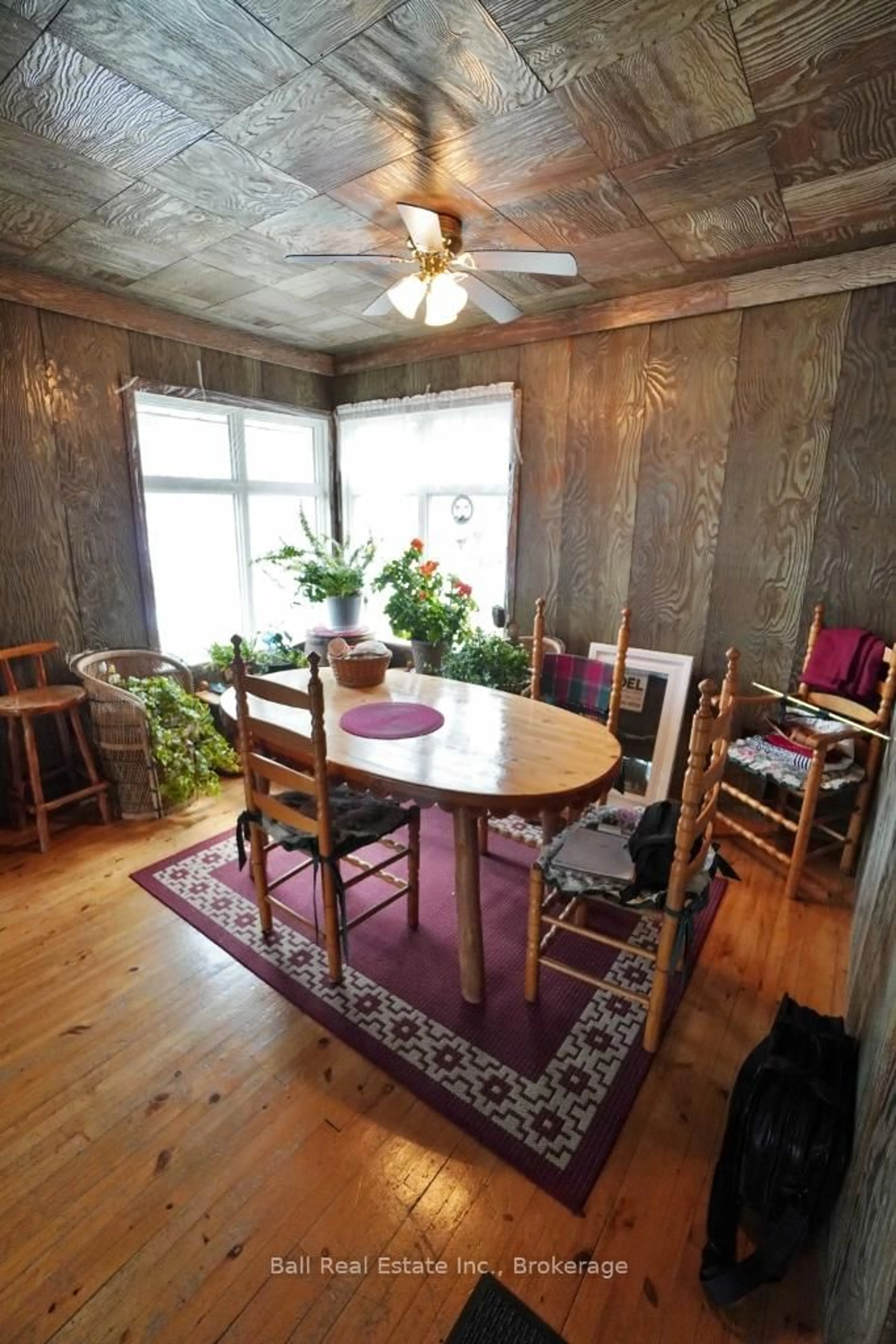 Dining room, wood/laminate floor for 145 Old L'Amable Rd, Bancroft Ontario K0L 1C0