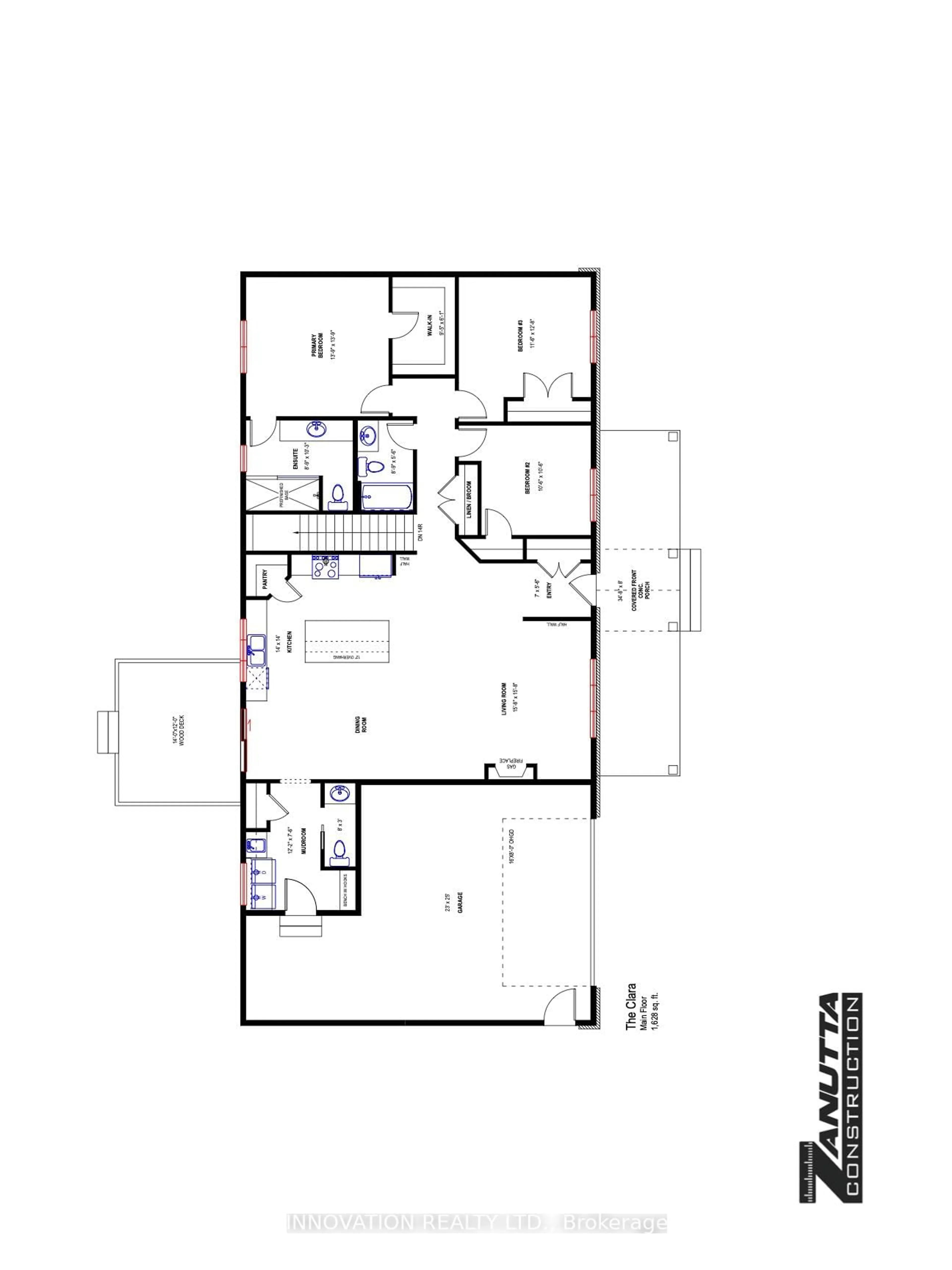 Floor plan for 3794 Harvestmoon Dr, Osgoode Ontario K0A 2W0