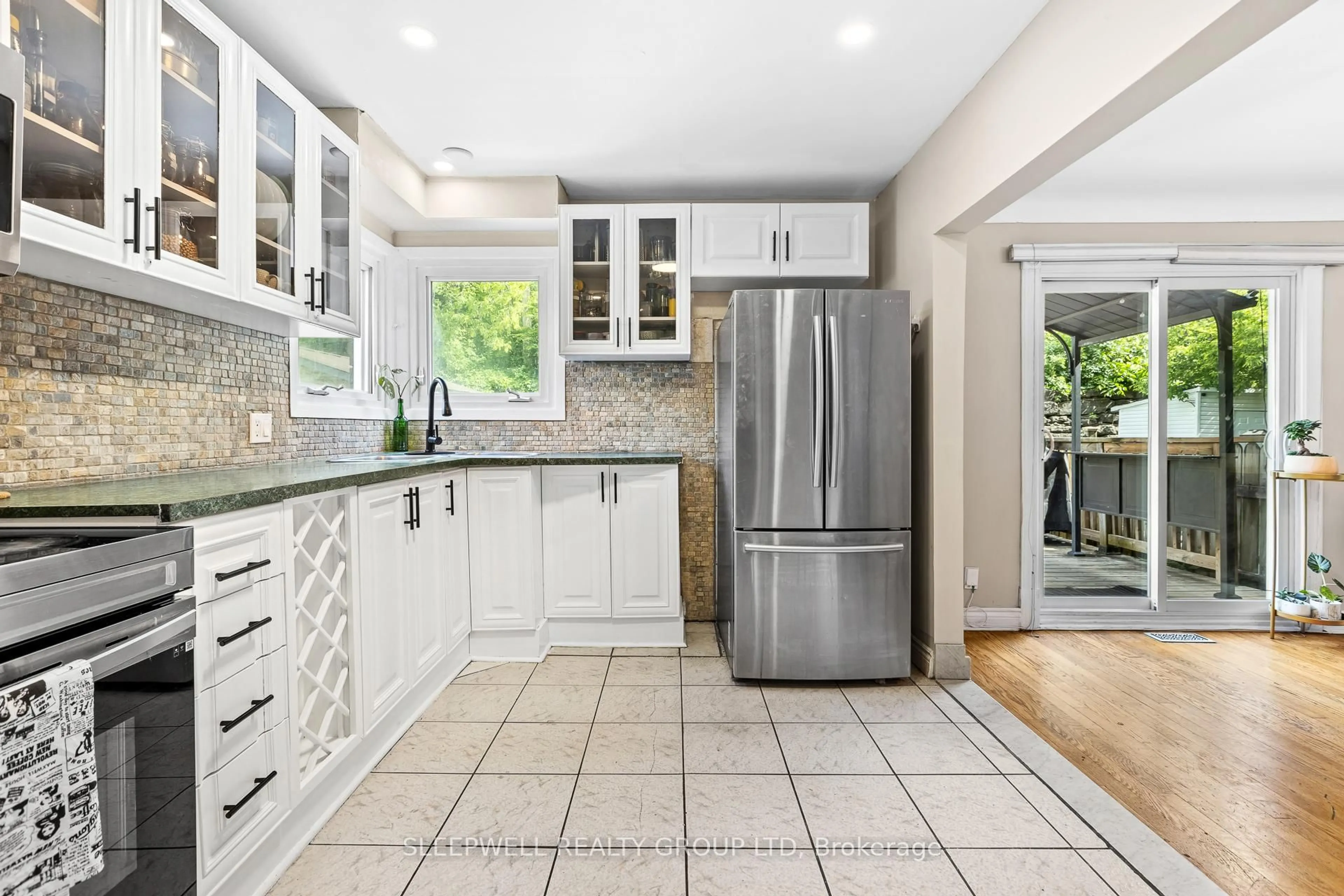 Contemporary kitchen, ceramic/tile floor for 1486 Lepage Ave, Ottawa Ontario K1Z 8C9