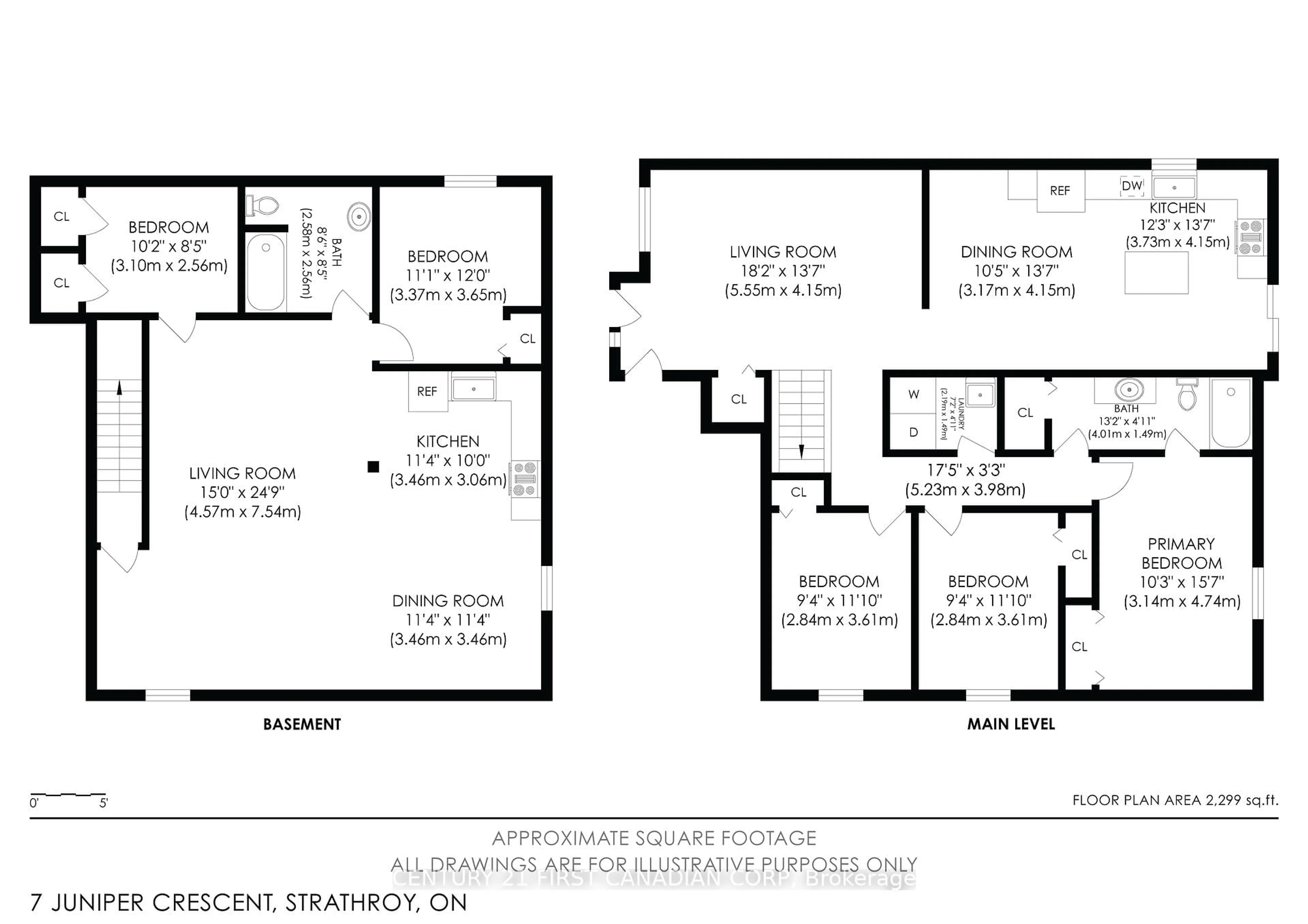 Floor plan for 7 Juniper Cres, Strathroy-Caradoc Ontario N7G 4C1