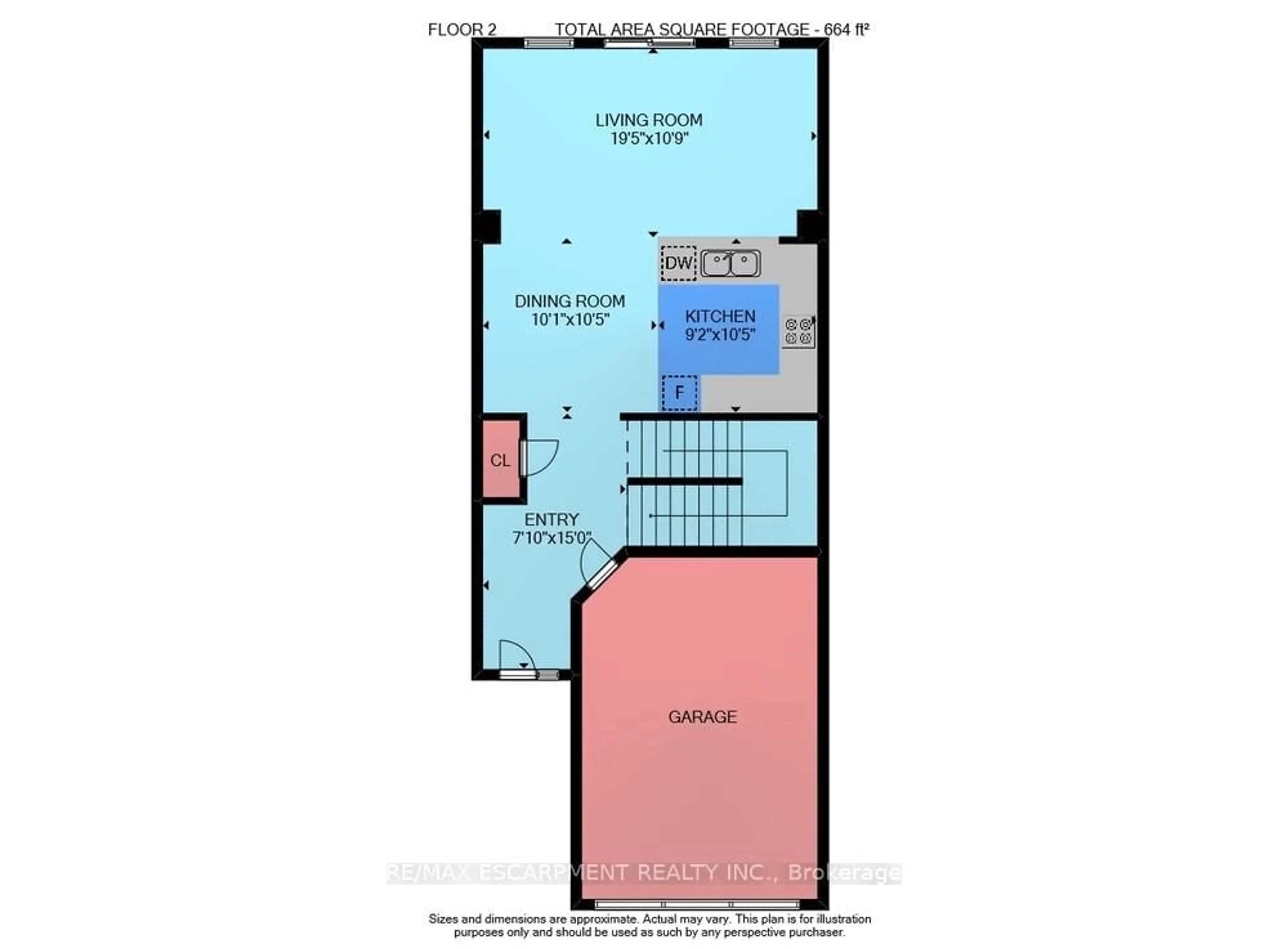 Floor plan for 3963 Crown St, Lincoln Ontario L3J 0T1