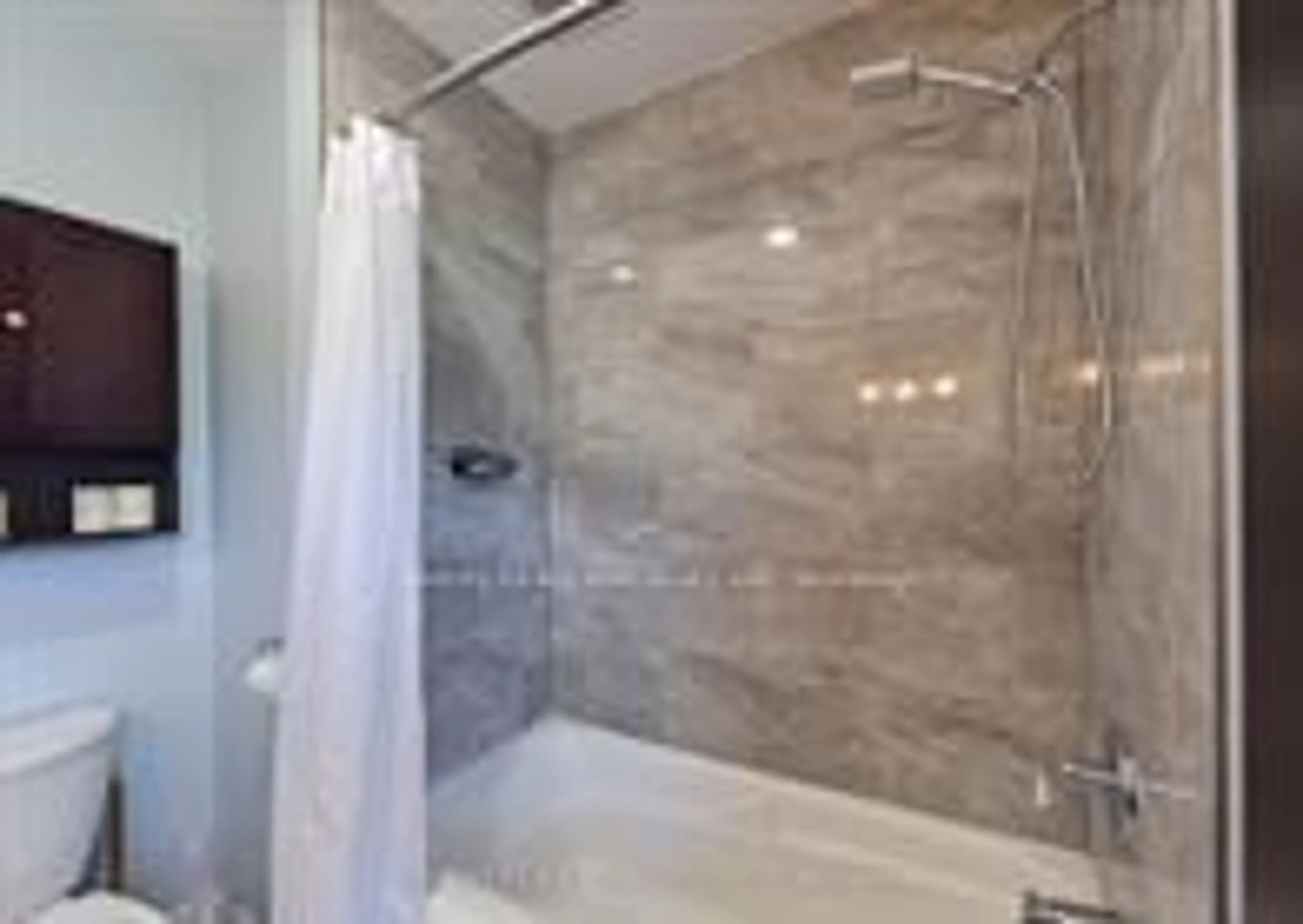 Contemporary bathroom, ceramic/tile floor for 33 Sussex St, Kawartha Lakes Ontario K9V 3E7