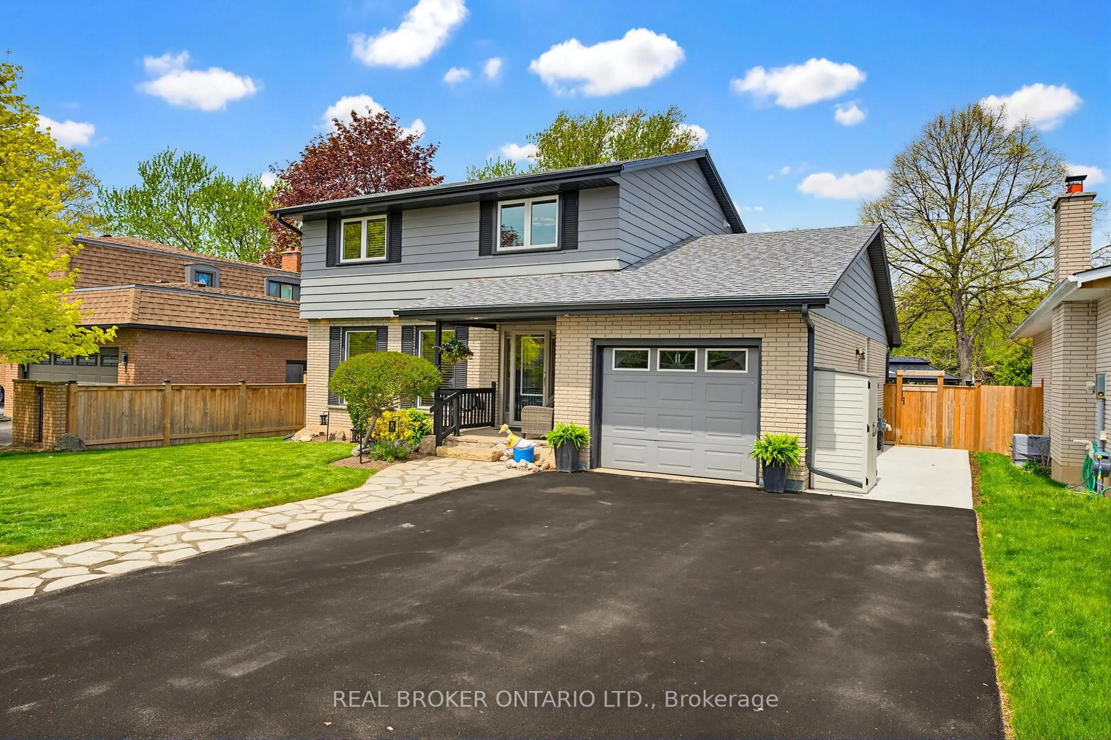 Home with vinyl exterior material, street for 24 Magnolia St, Brantford Ontario N3R 1P8