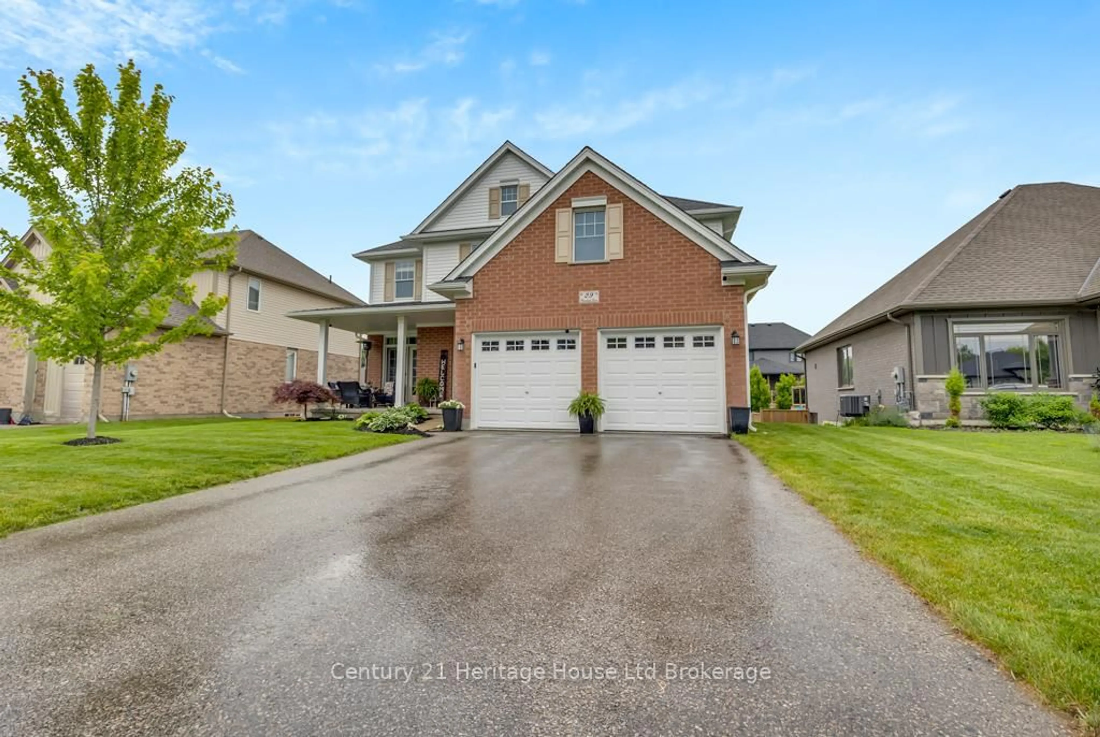 Home with brick exterior material, street for 29 Brookside Lane, Tillsonburg Ontario N4G 0A1