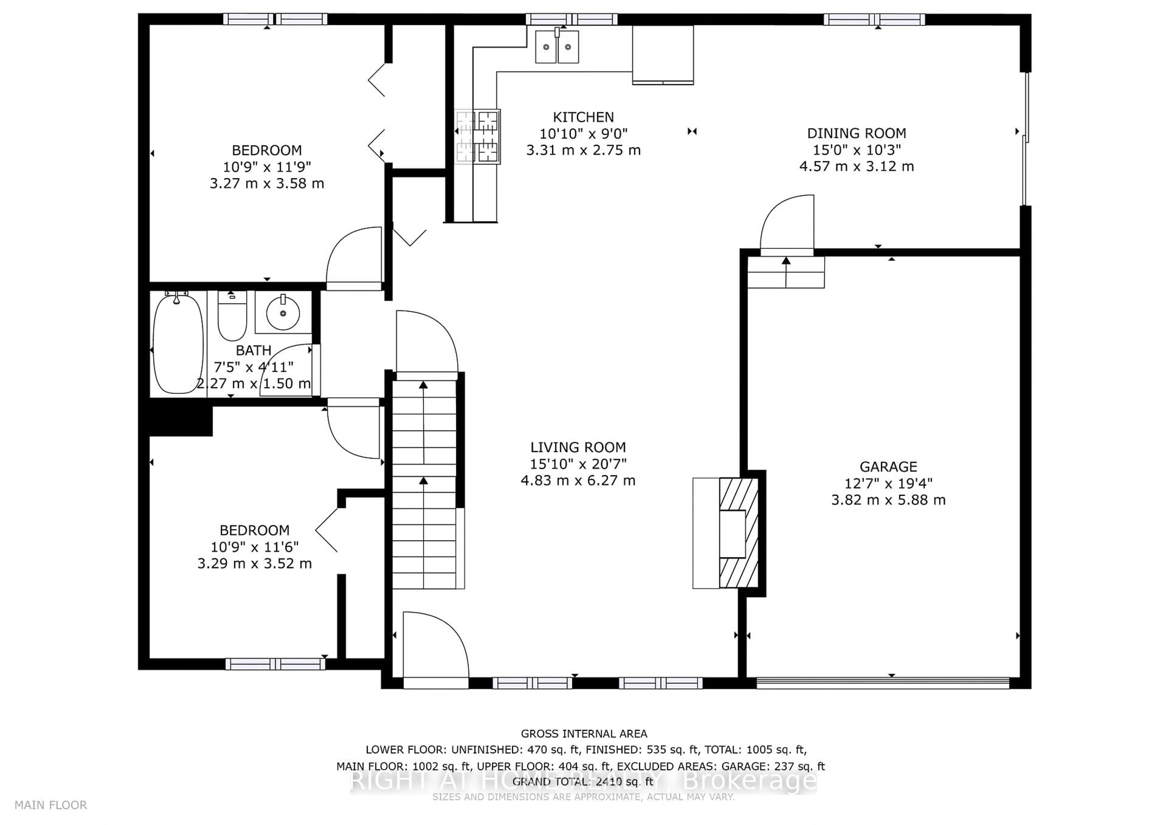 Floor plan for 195 Christie St, Guelph/Eramosa Ontario N0B 2K0