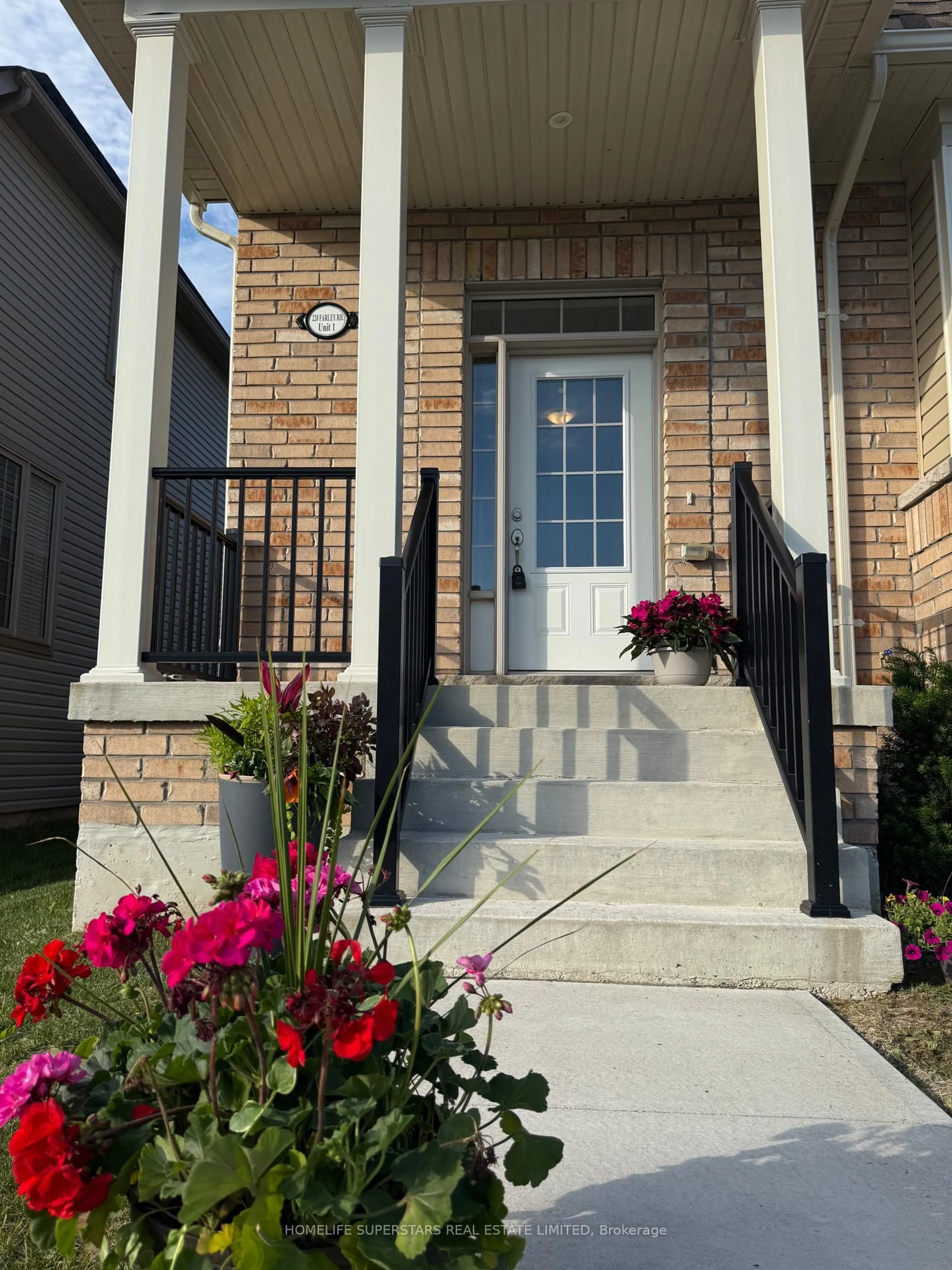 Home with brick exterior material, street for 220 Farley Rd #1, Centre Wellington Ontario N1M 0H6