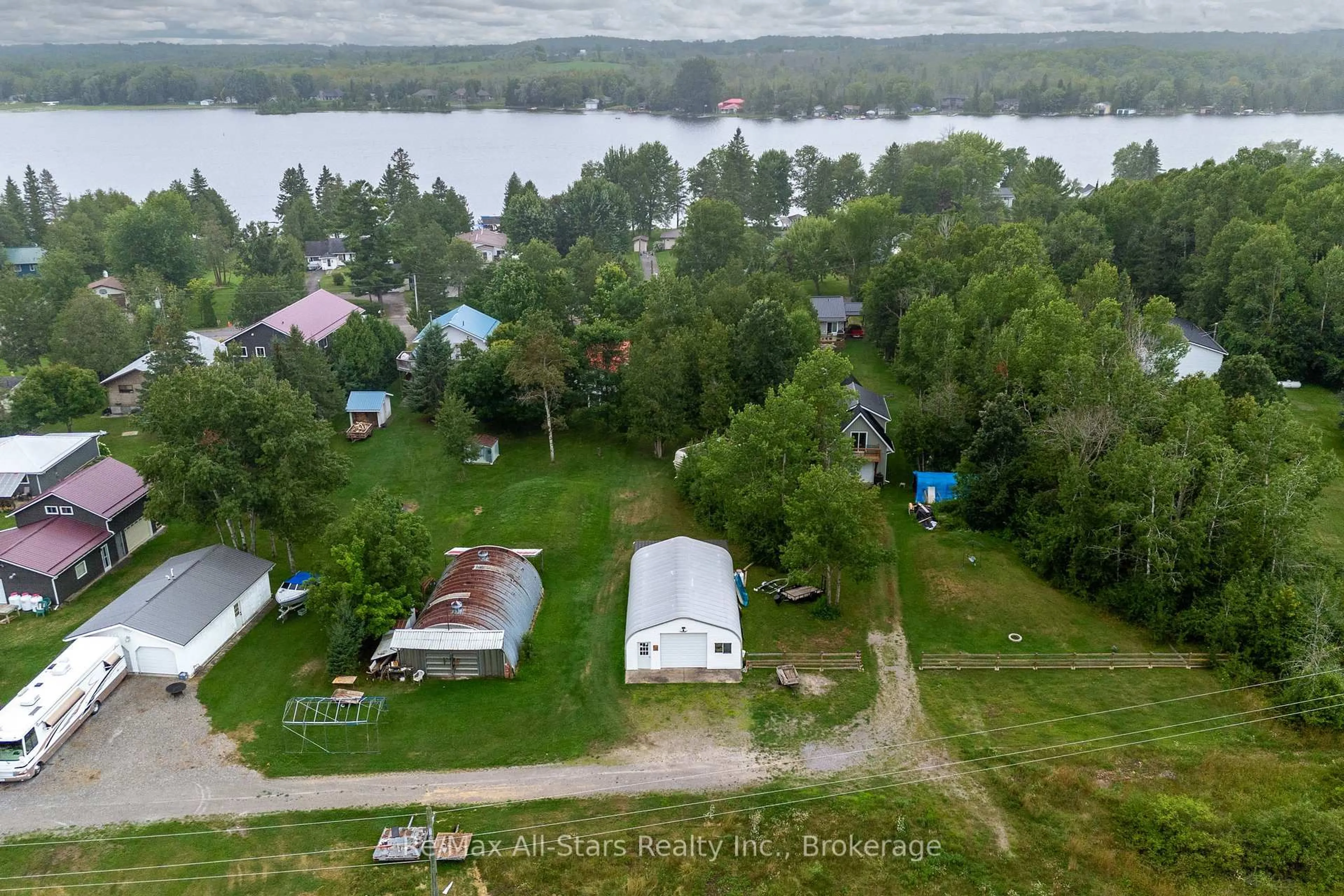 A pic from outside/outdoor area/front of a property/back of a property/a pic from drone, water/lake/river/ocean view for 93 Sturgeon Glen Rd, Kawartha Lakes Ontario K0M 1N0