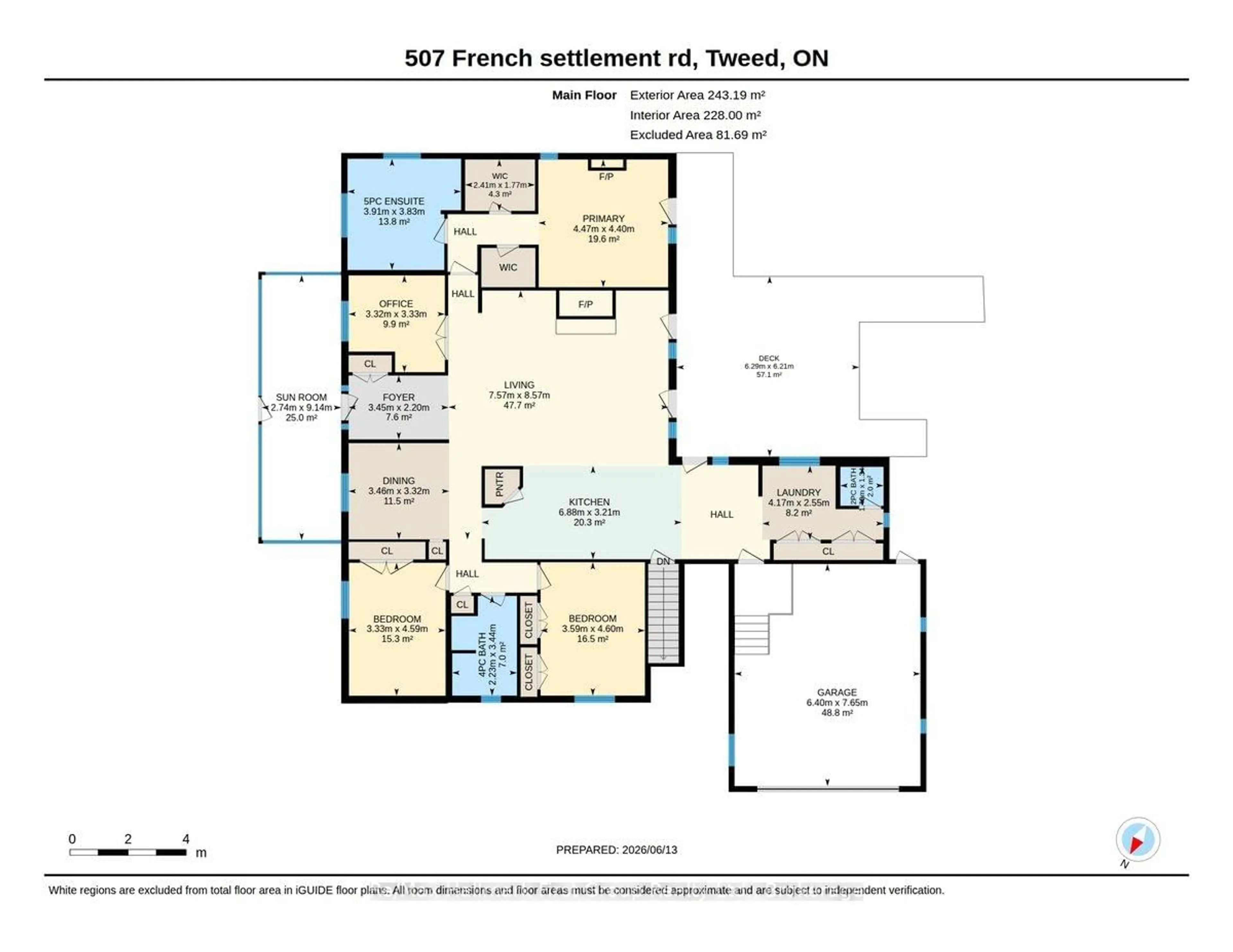 Floor plan for 507 French Settlement Rd, Tweed Ontario K0K 3J0