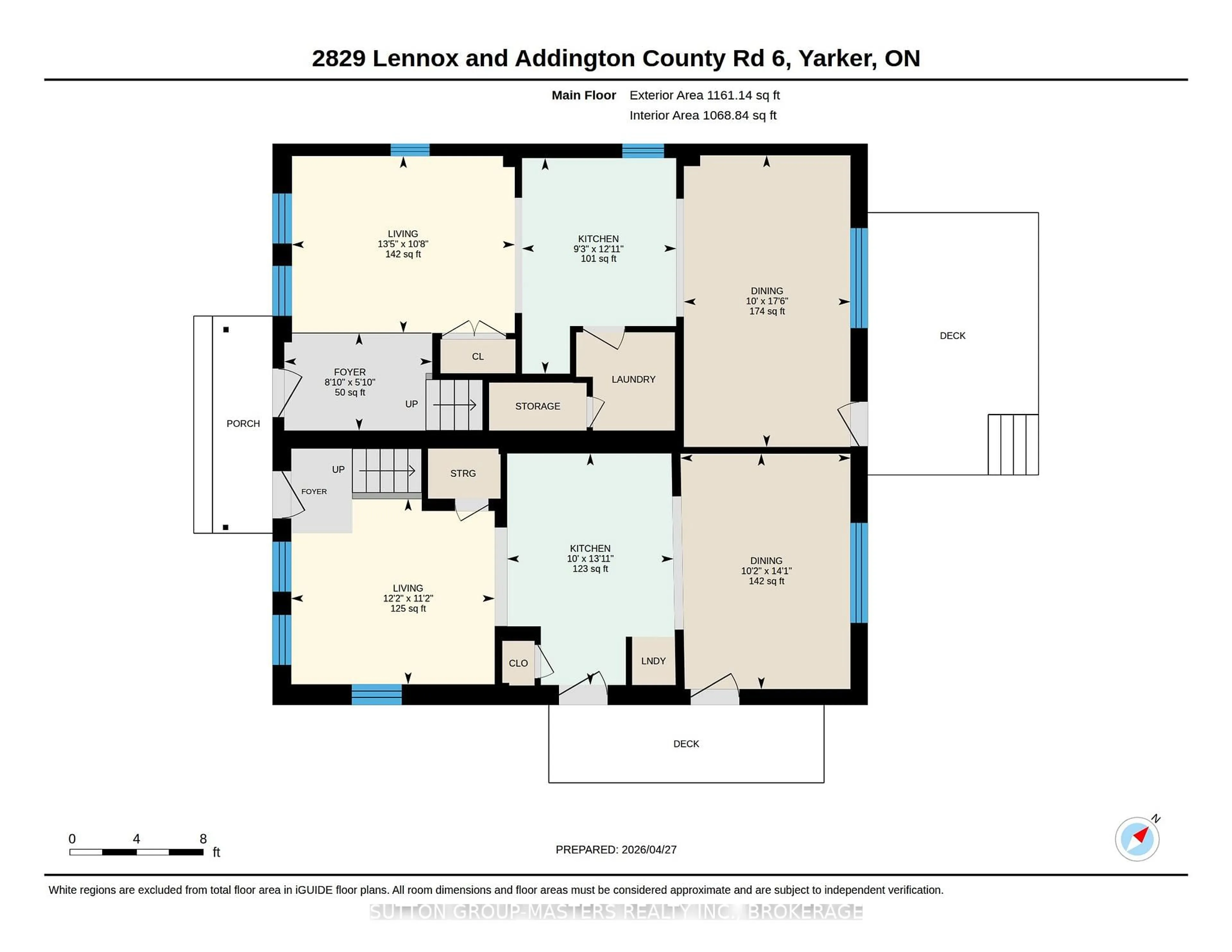Floor plan for 2829-2831 County Rd 6 Rd, Yarker Ontario K0K 3N0
