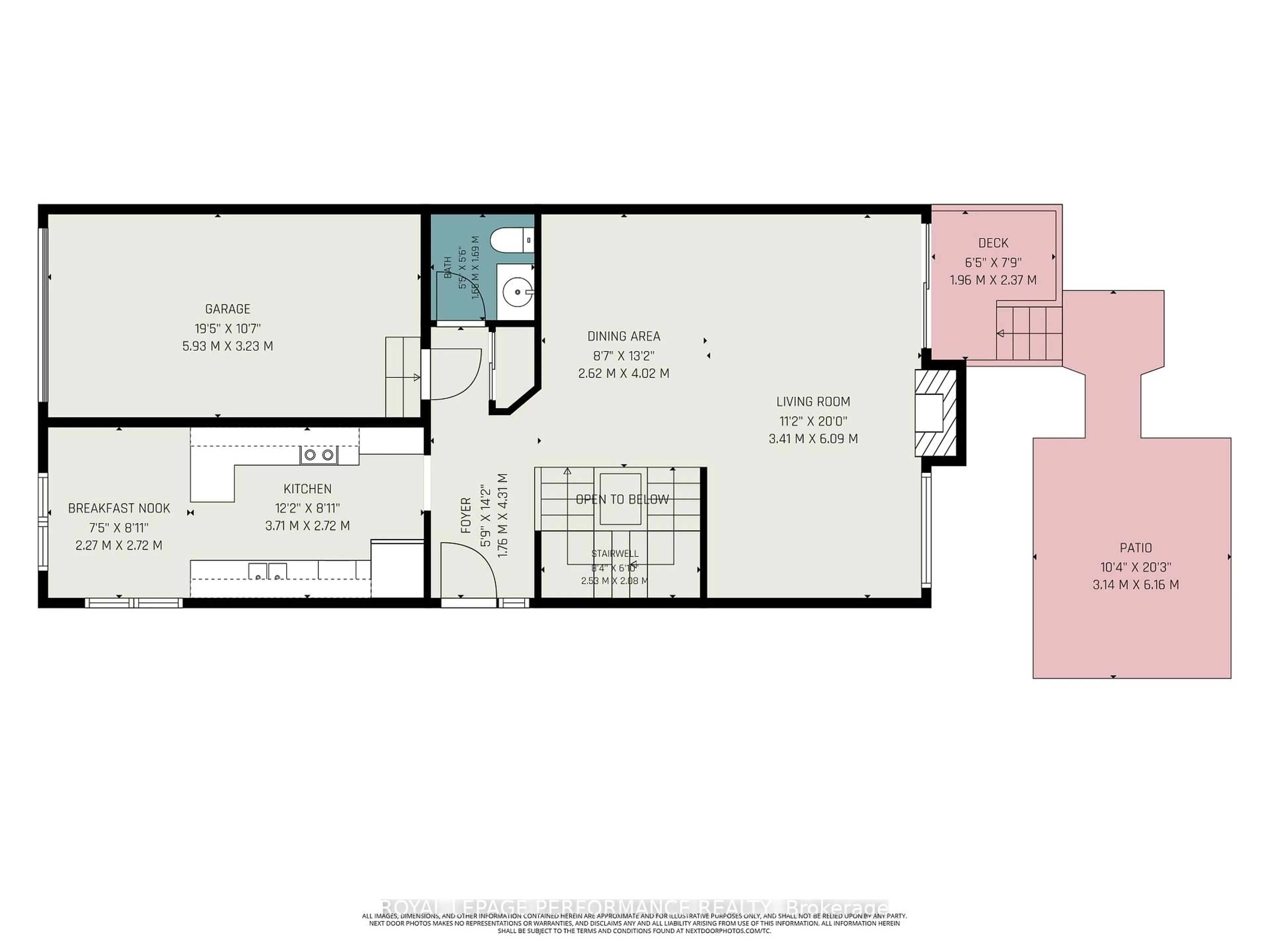 Floor plan for 6145 Oak Meadows Dr, Ottawa Ontario K1C 7G7