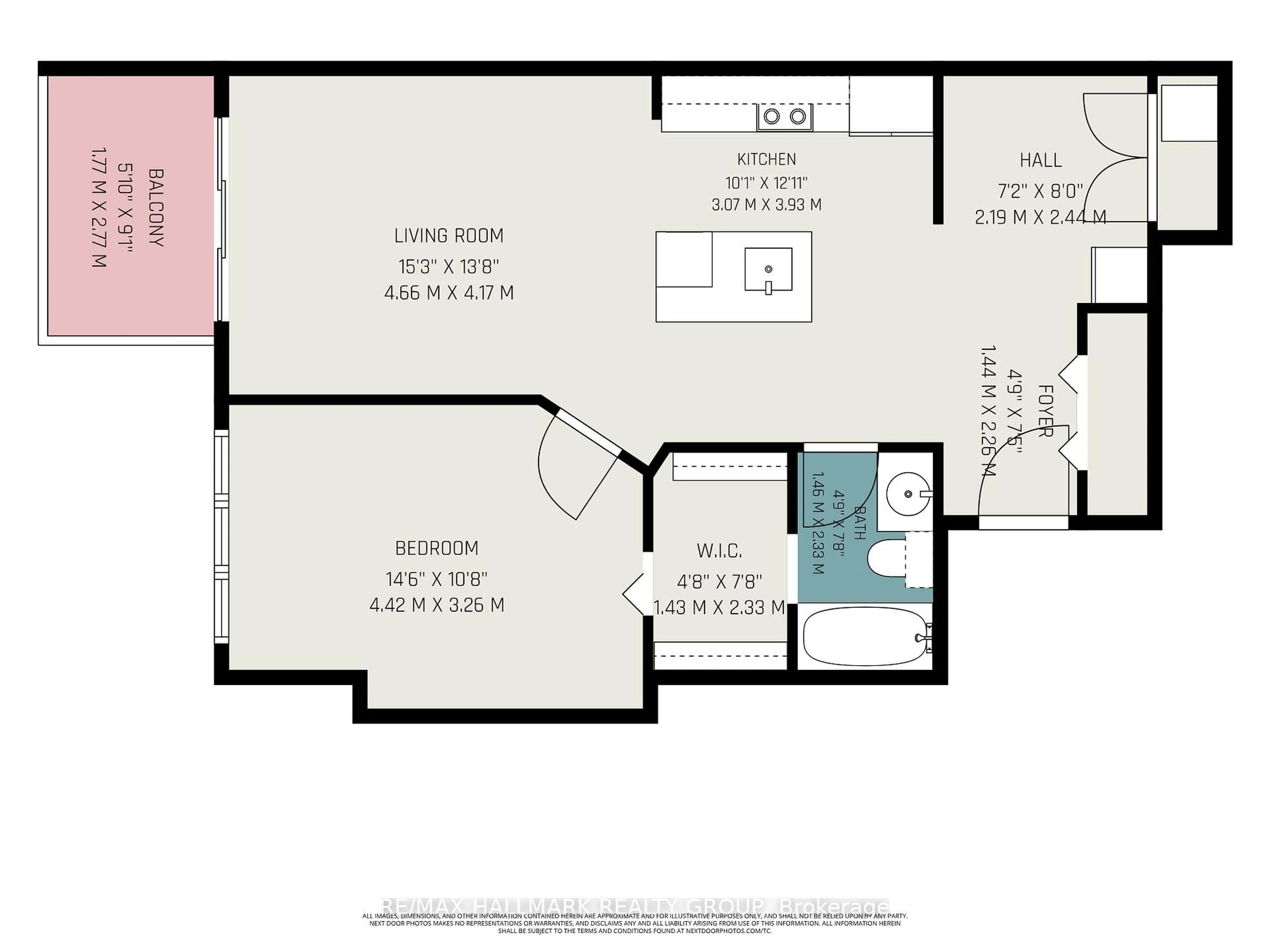 Floor plan for 70 Landry St #1001, Ottawa Ontario K1L 0A8