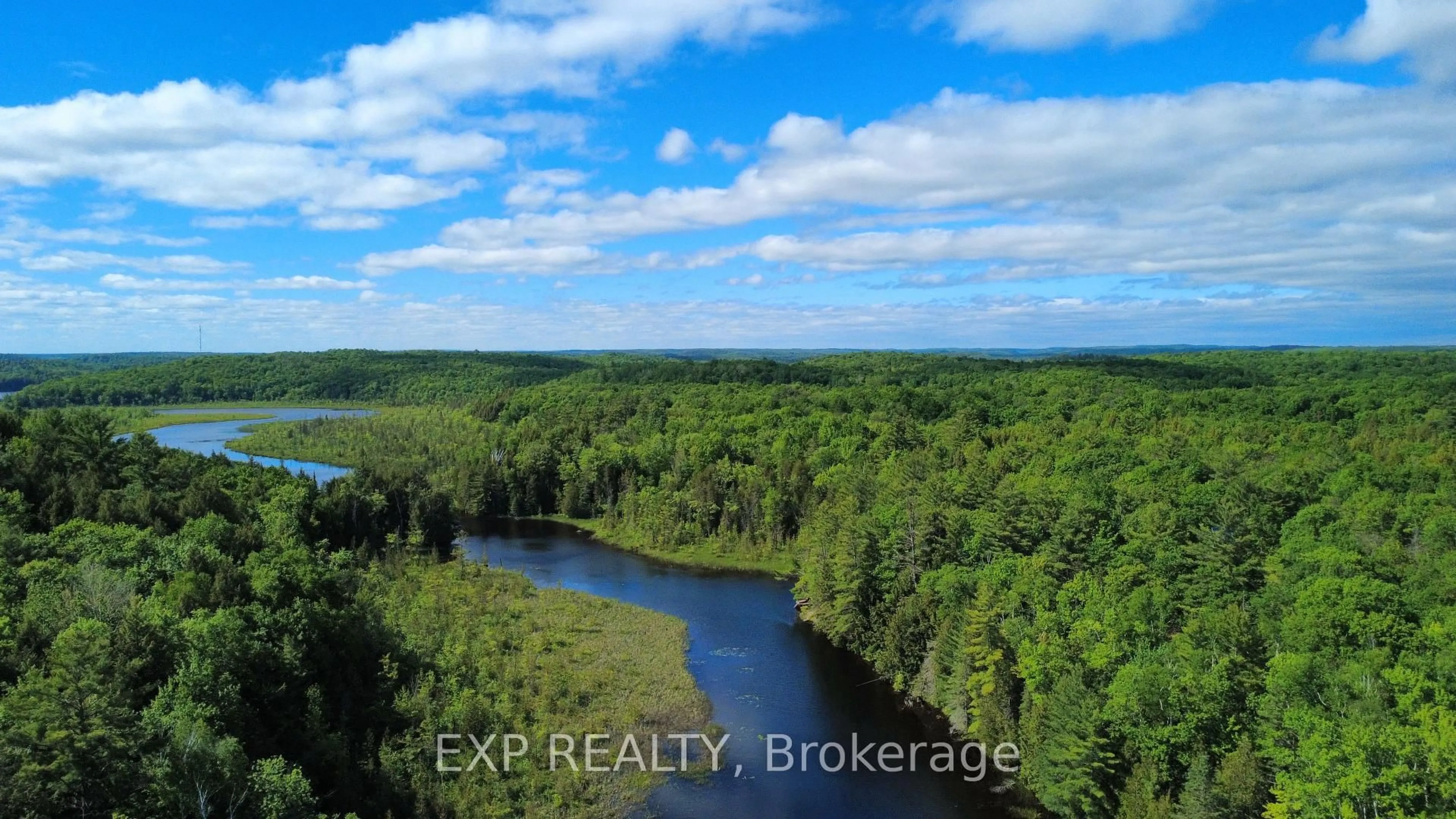 A pic from outside/outdoor area/front of a property/back of a property/a pic from drone, water/lake/river/ocean view for 0 Betty Crt, Coe Hill Ontario K0L 1P0