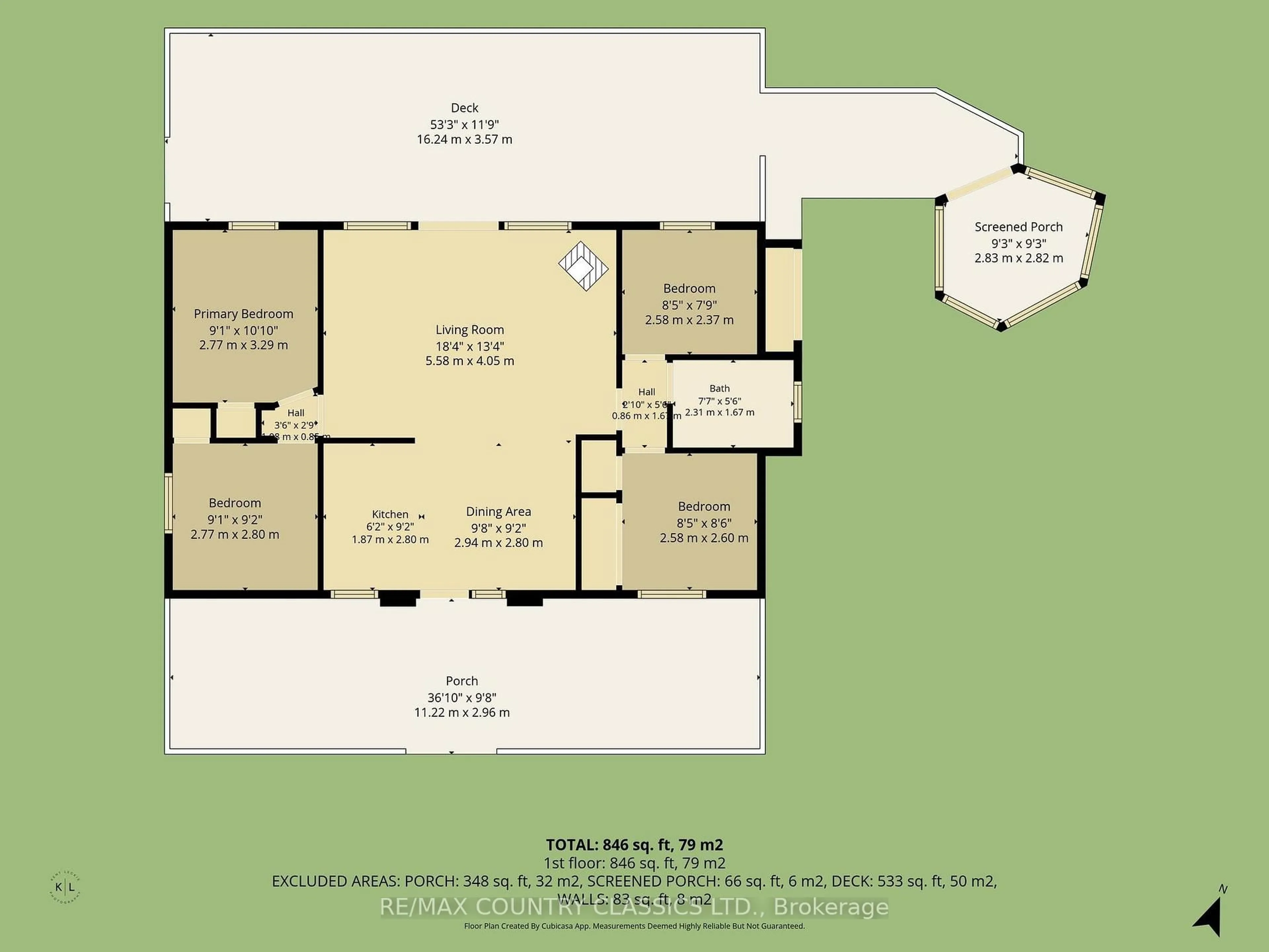 Floor plan for 287 Doc Evans Rd, North Kawartha Ontario K0L 1A0