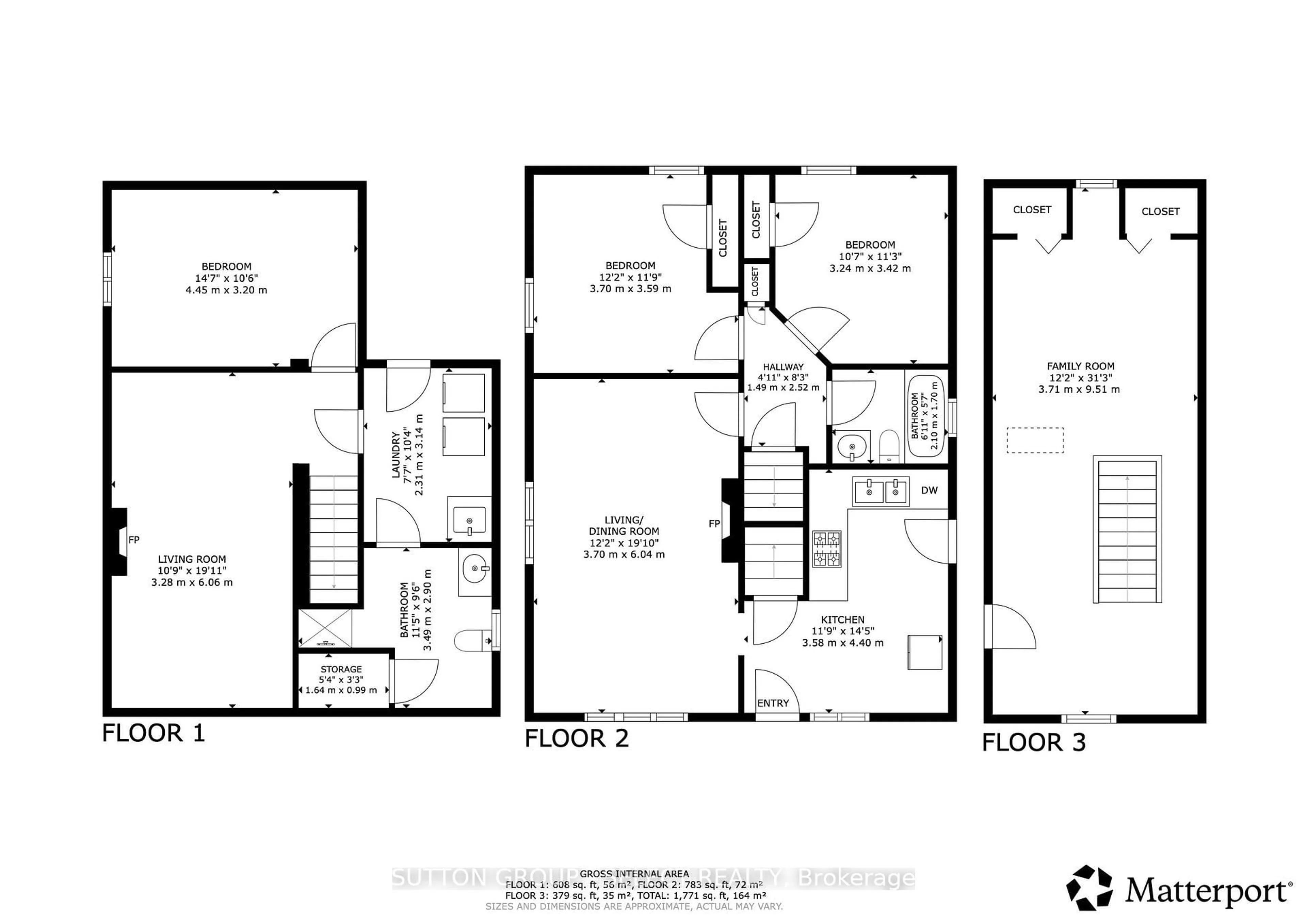 Floor plan for 72 Emery St, London South Ontario N6C 2C8