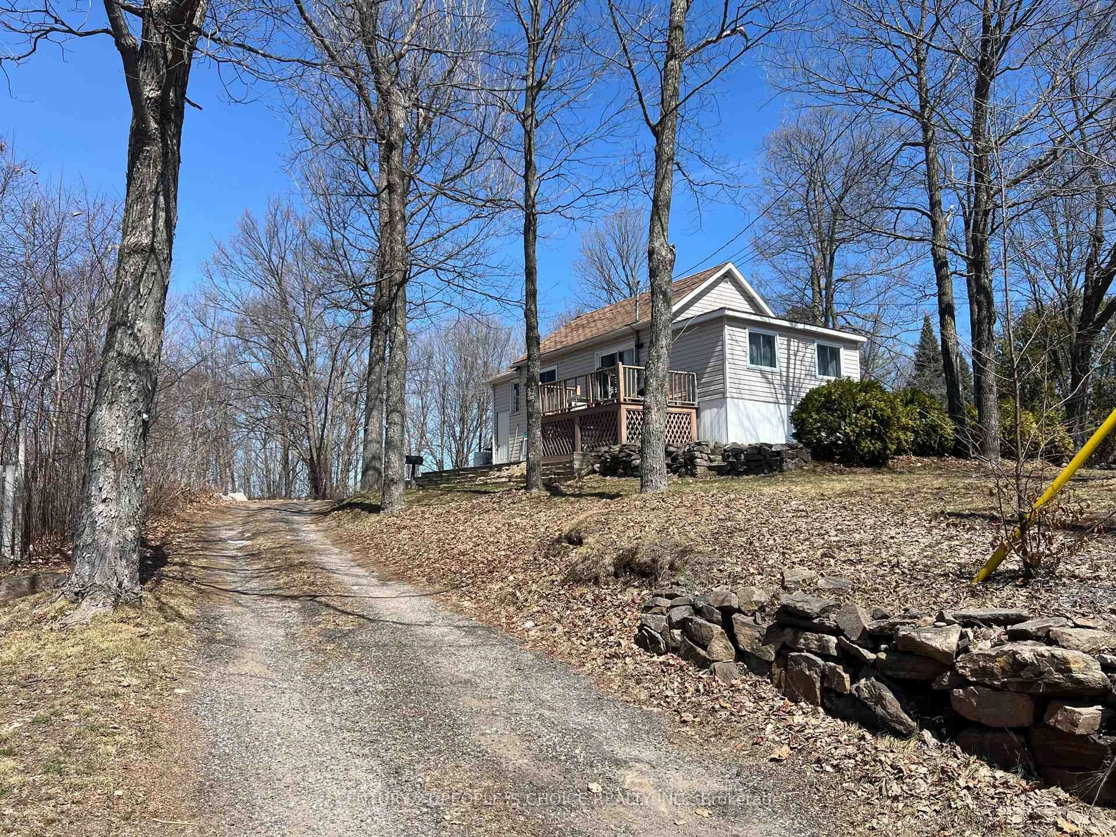 A pic from outside/outdoor area/front of a property/back of a property/a pic from drone, street for 738 Airport Rd Rd, North Bay Ontario P1B 8G6