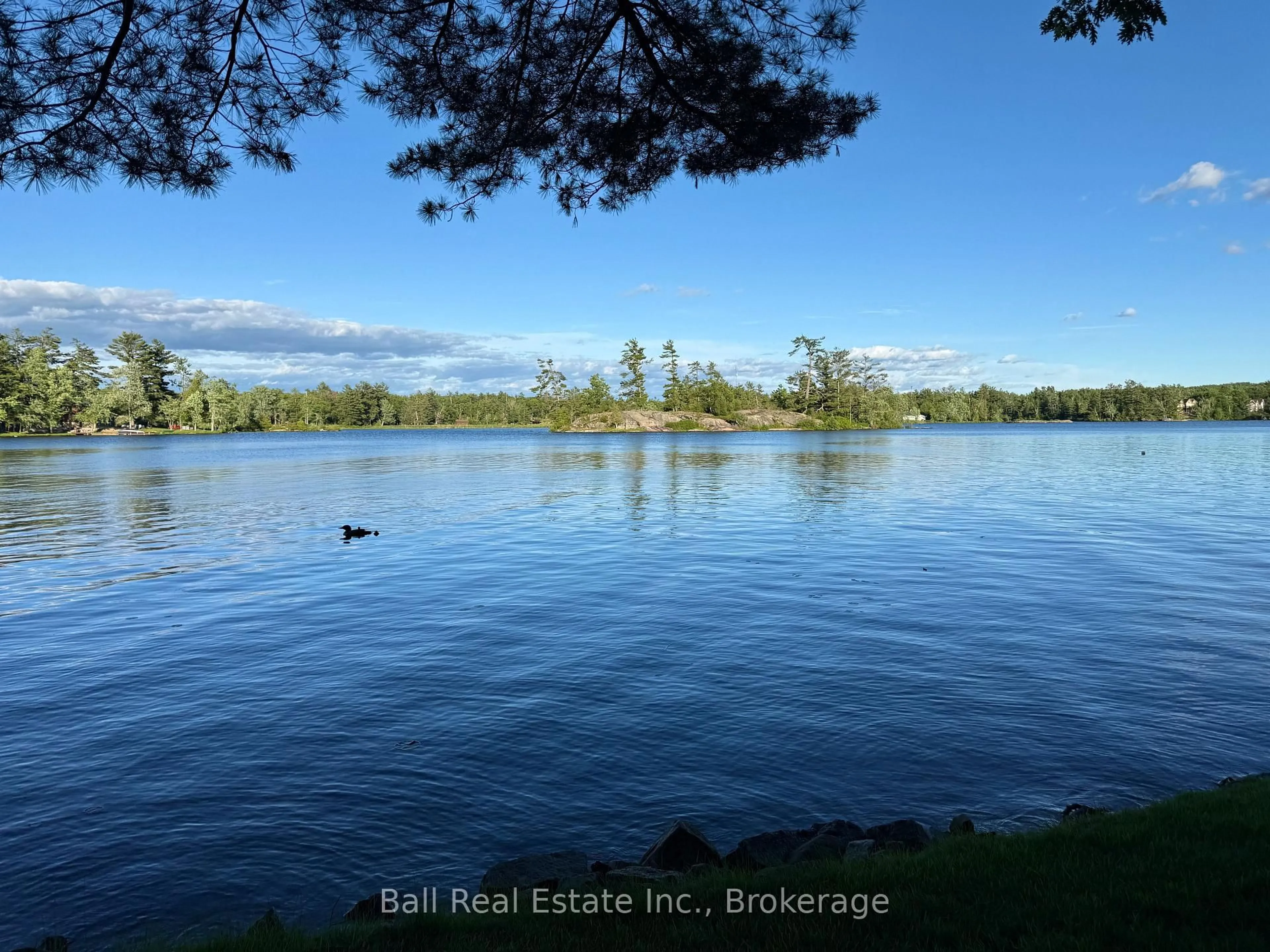 A pic from outside/outdoor area/front of a property/back of a property/a pic from drone, water/lake/river/ocean view for 1855 South Bayshore Rd, Douro-Dummer Ontario K0L 2H0