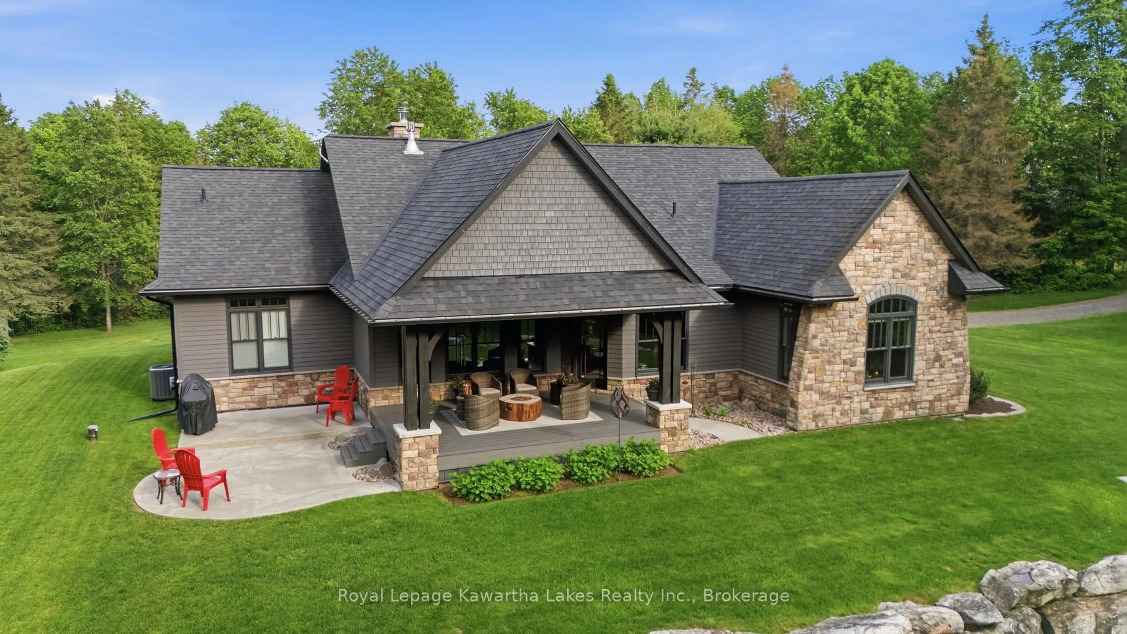Home with brick exterior material, unknown for 1446 South Lake Rd, Minden Hills Ontario K0M 2K0