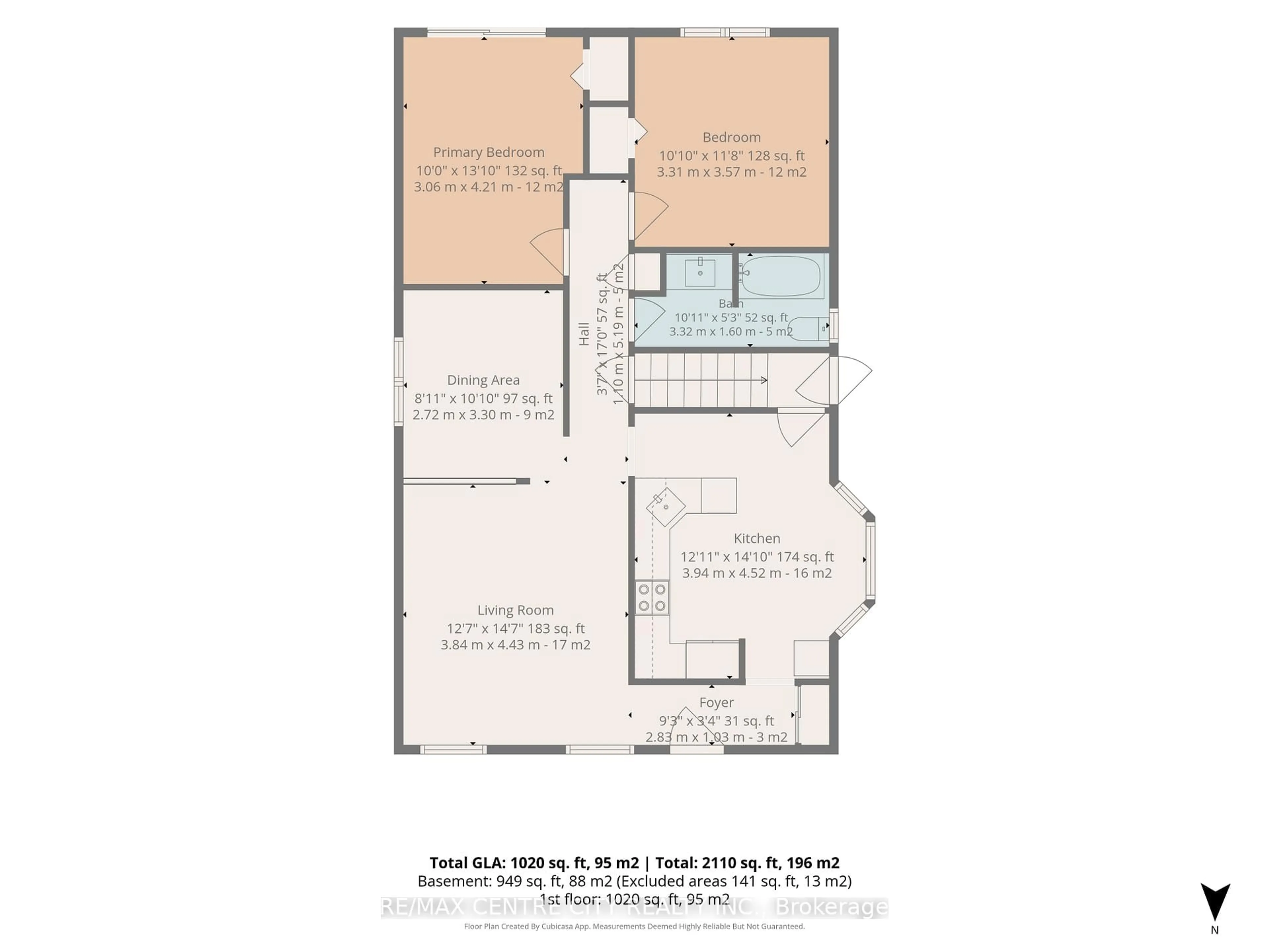 Floor plan for 20 Hines Cres, London South Ontario N6C 3A3