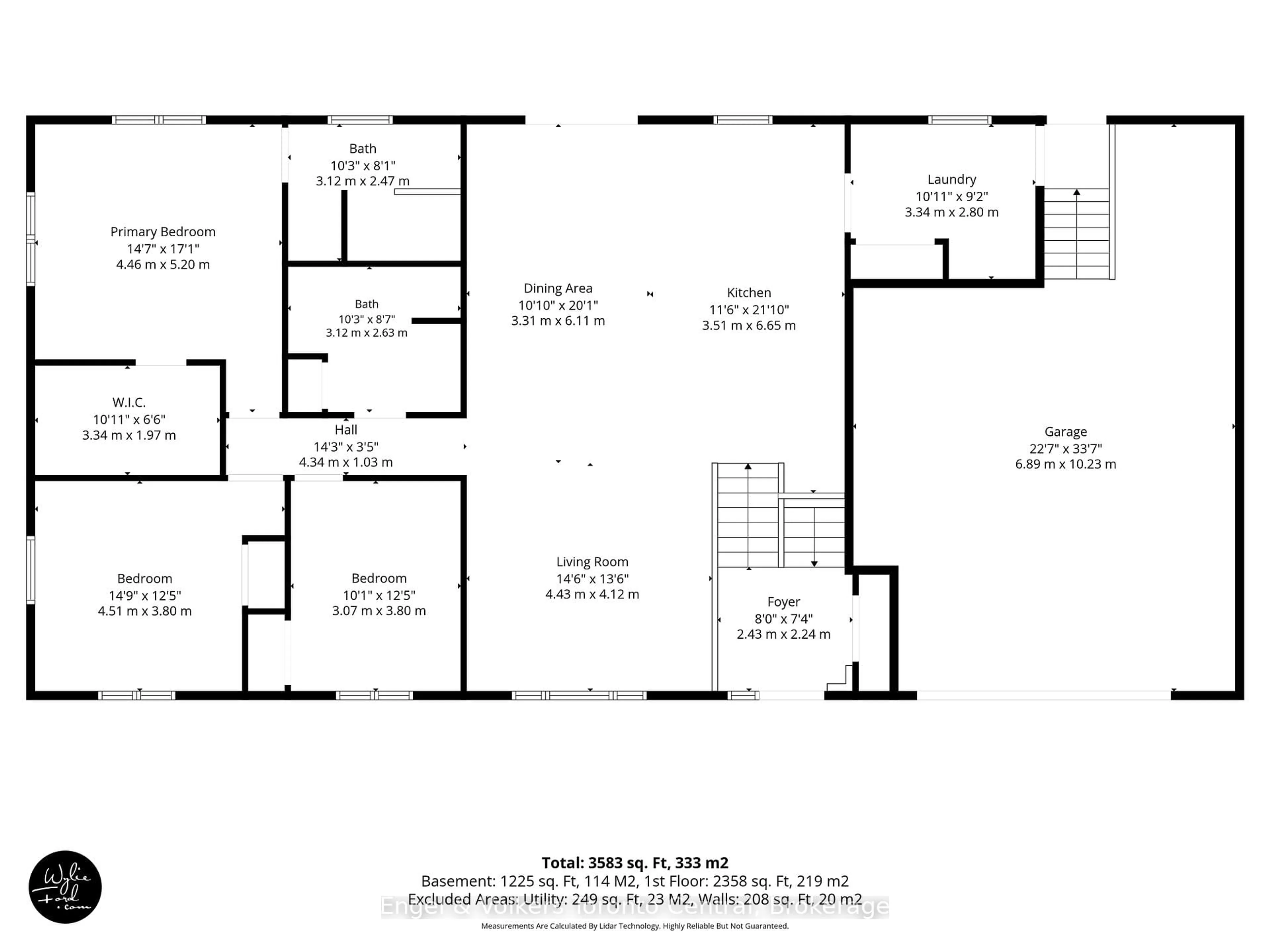 Floor plan for 1093 Highway 141 Dr, Seguin Ontario P2A 2W8