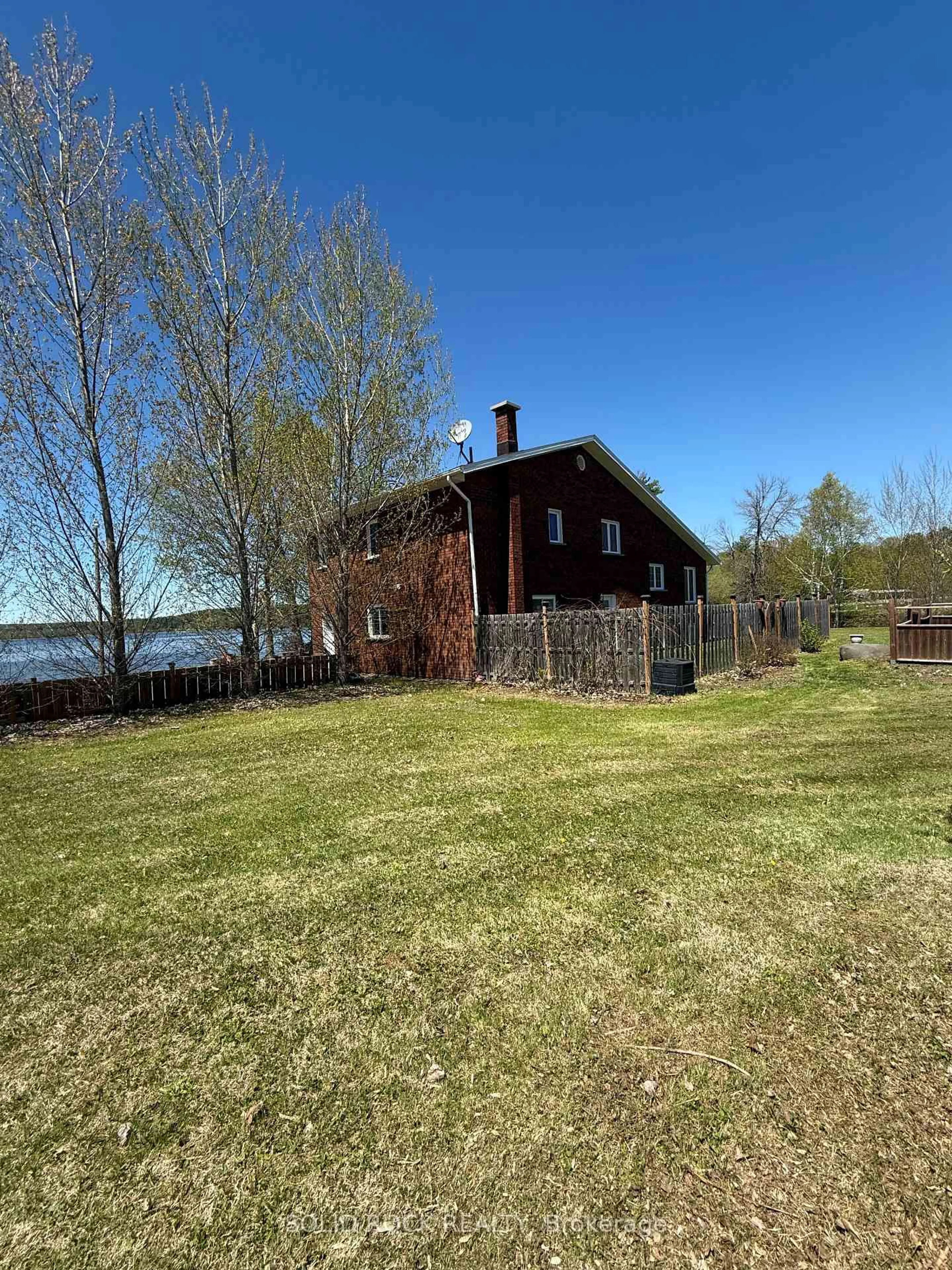 A pic from outside/outdoor area/front of a property/back of a property/a pic from drone, water/lake/river/ocean view for 86 Township Park Rd, Eganville Ontario K0J 1T0